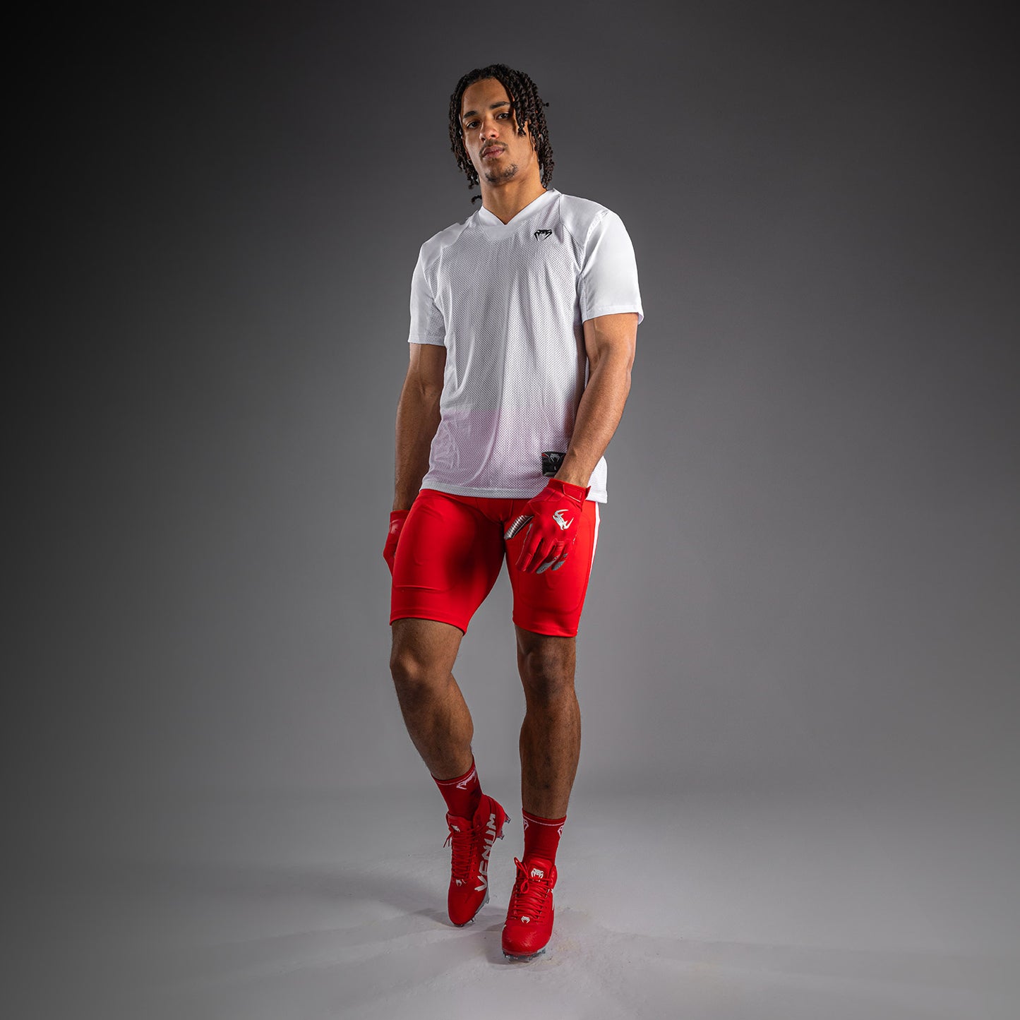 Venum Elite Football Compression Shorts - Red