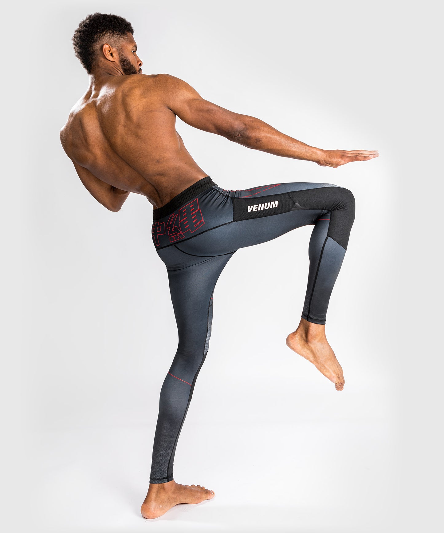 Venum Okinawa 3.0 Compression Tights   - Black/Red