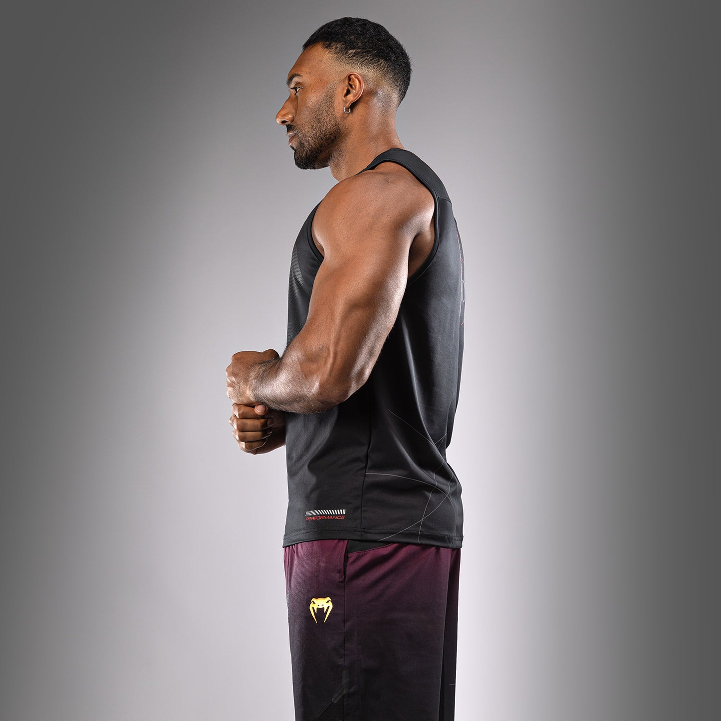 Venum Tactical XT Men's Dry-Tech Tank Top - Black/Fire Red