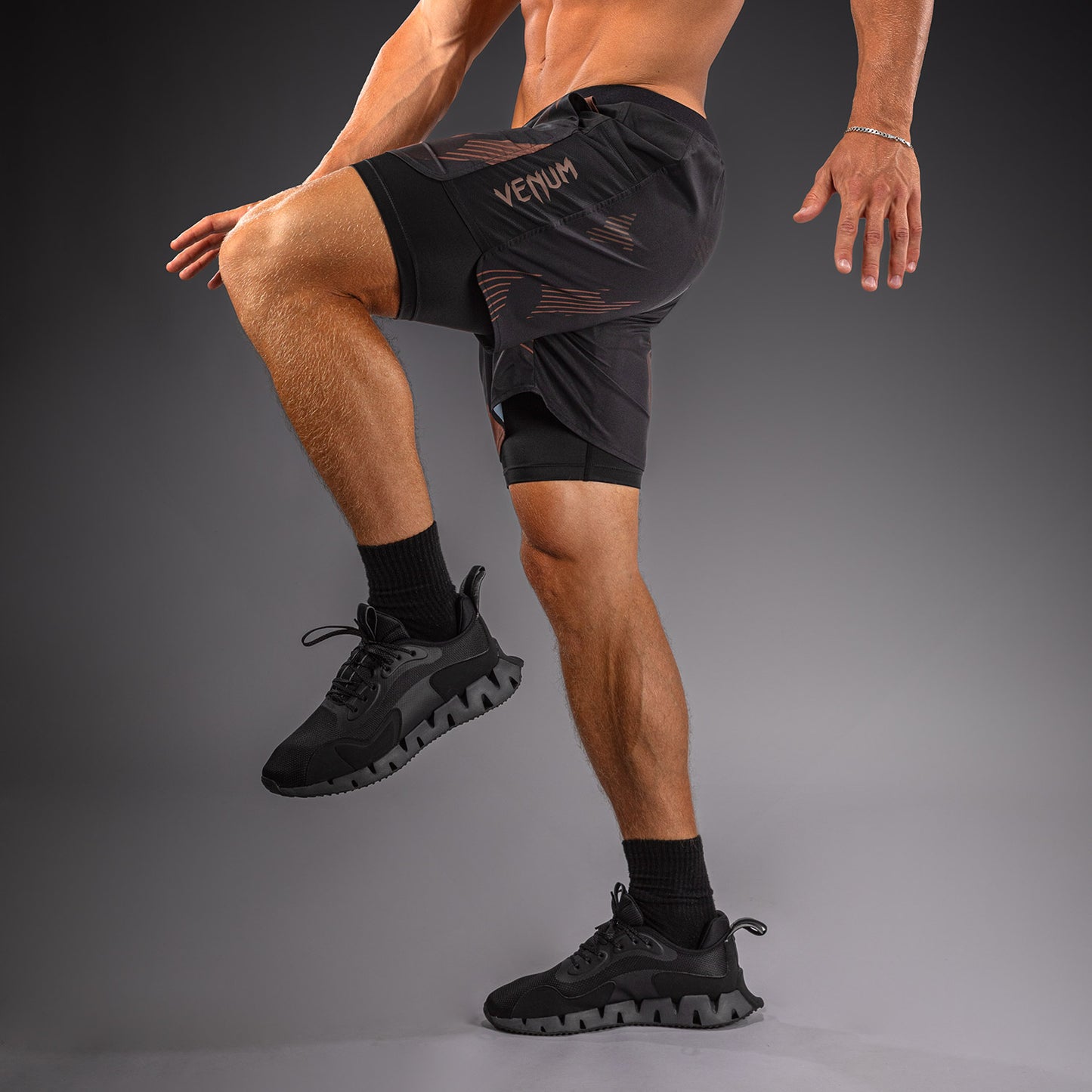 Venum No-Gi 6.0 Training Shorts - Black/Brown