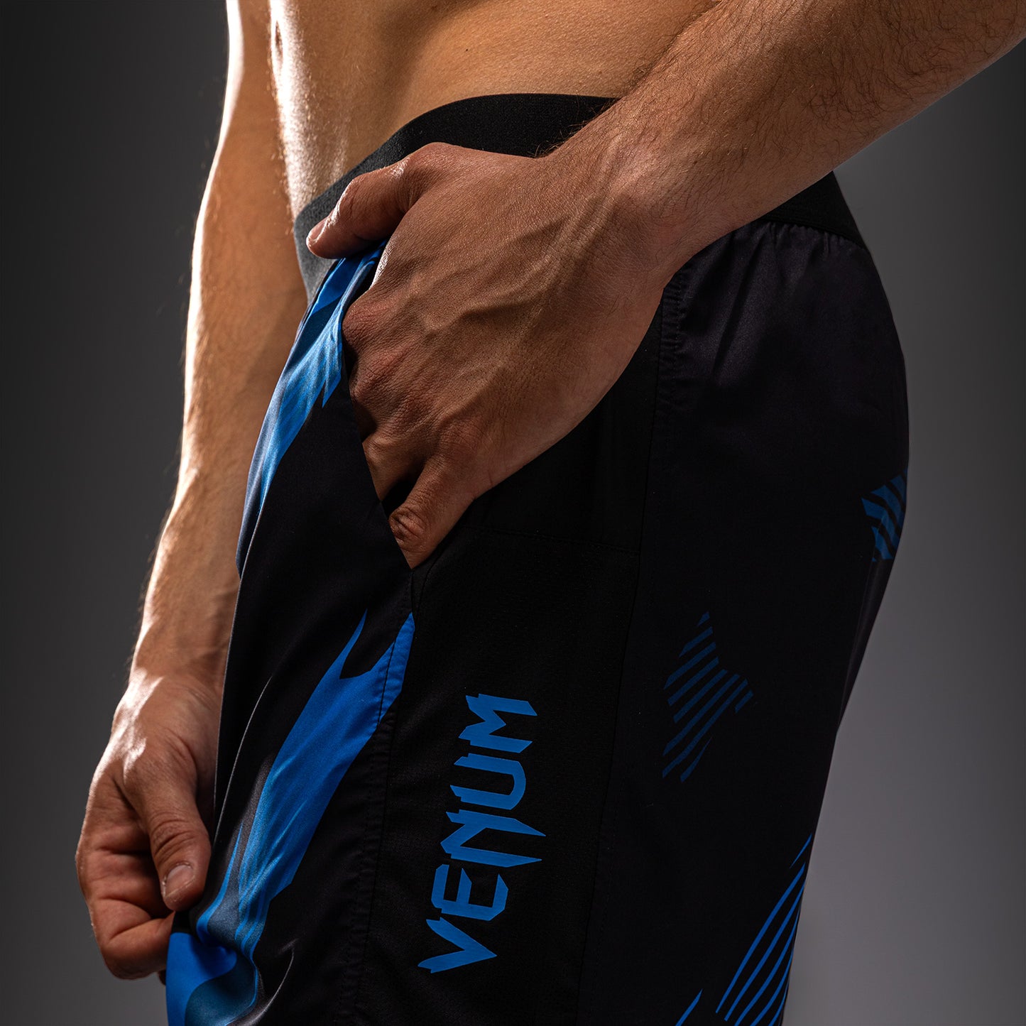 Venum No-Gi 6.0 Training Shorts - Black/Blue