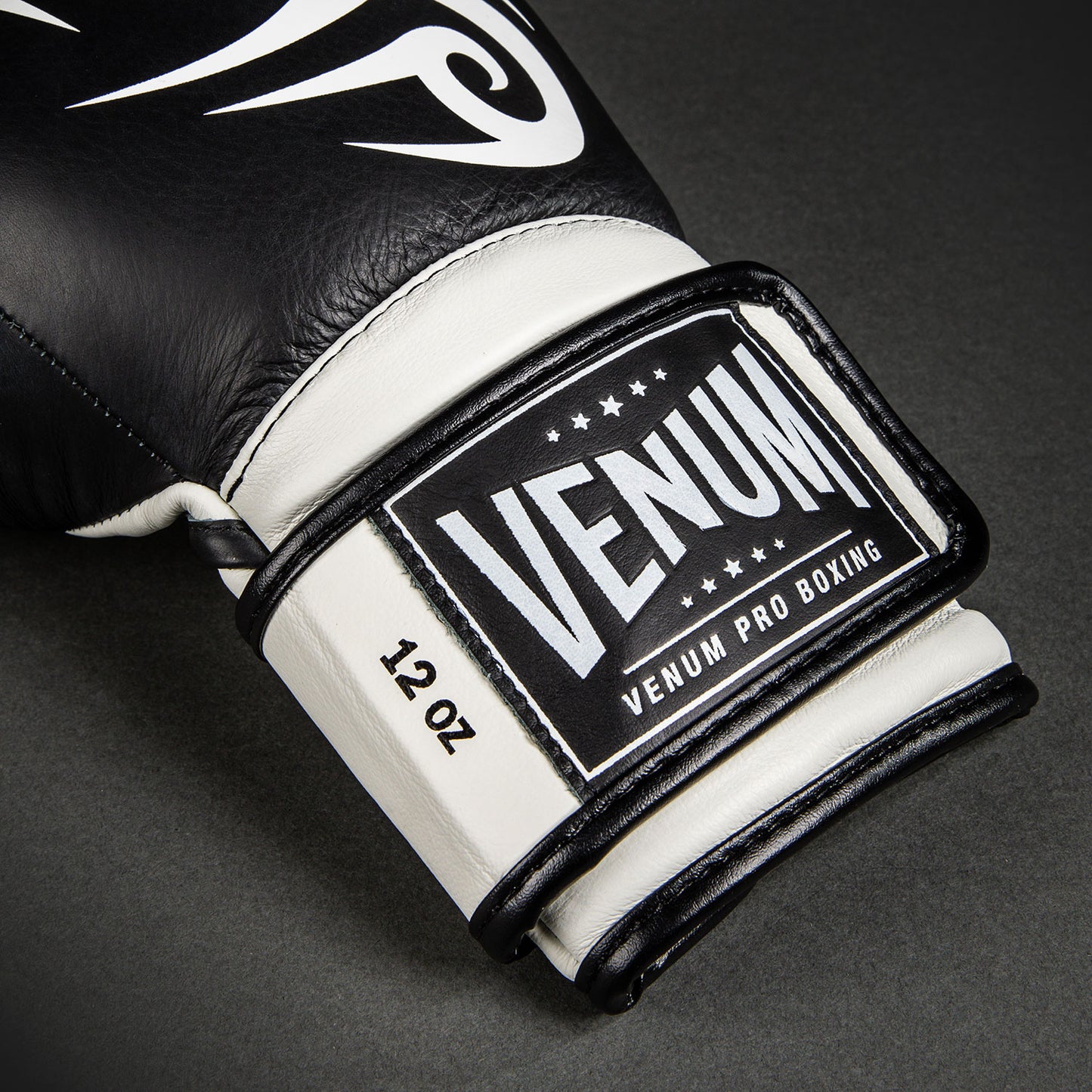 Venum Giant 2.0 Mike Tyson Pro Boxing Gloves - Deep Black/Optical White