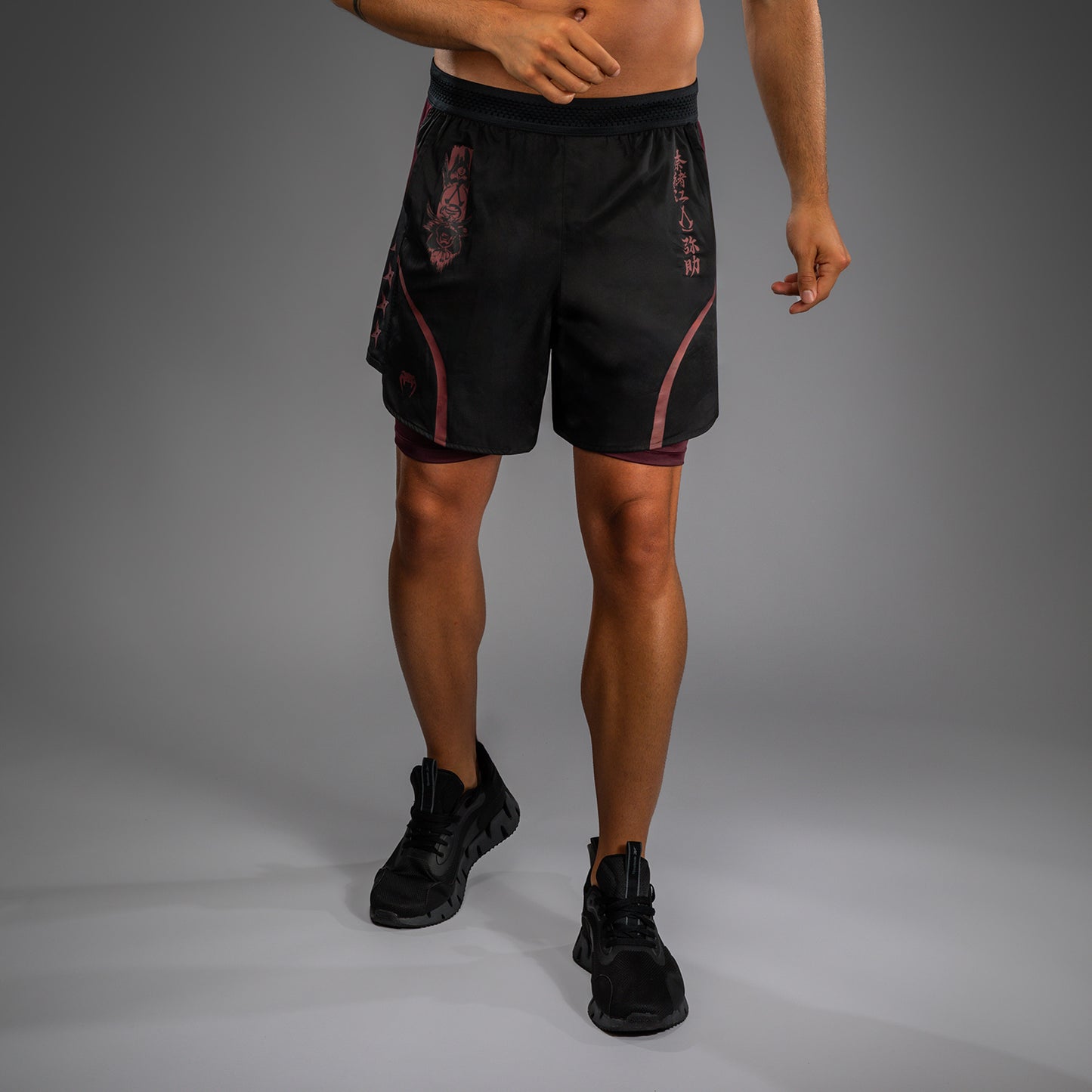 Venum x Assassin’s Creed Shadows Men’s Training Shorts - Burgundy/Black
