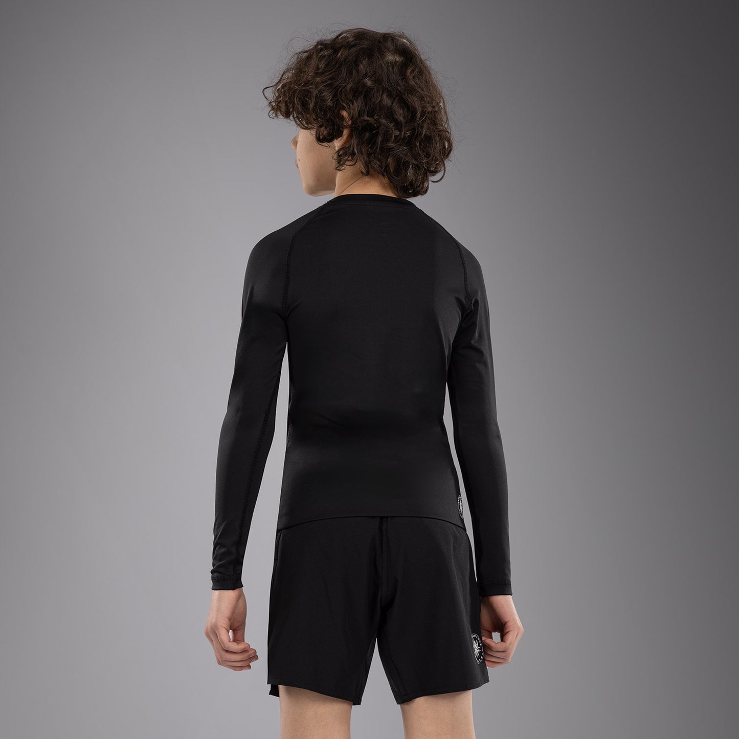Venum Contender Kids Rashguards Long Sleeves - Black