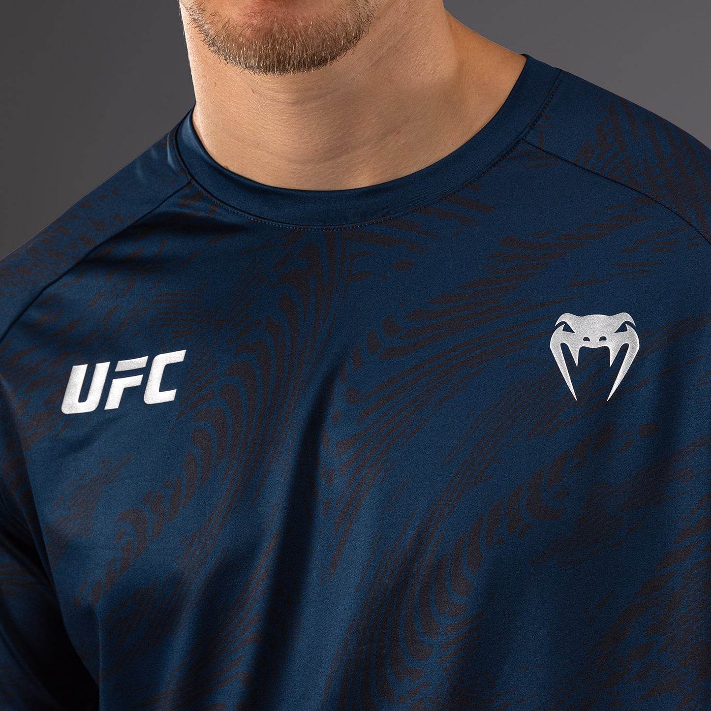 UFC Fusion by Venum Fight Week Men’s Dry-Tech T-Shirt - Oceanic Blue