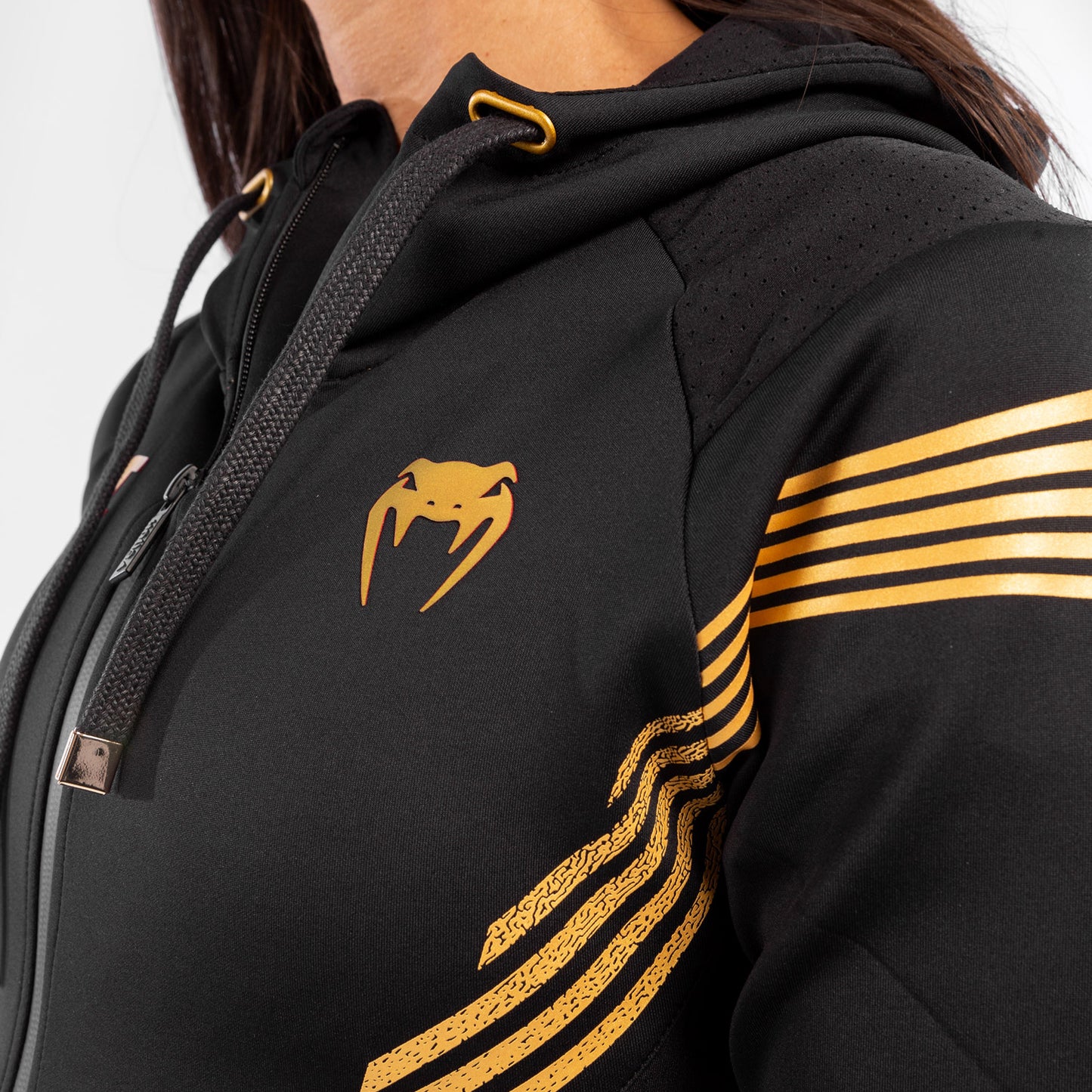 UFC Venum Personalized Authentic Fight Night Women's Walkout Hoodie - Champion