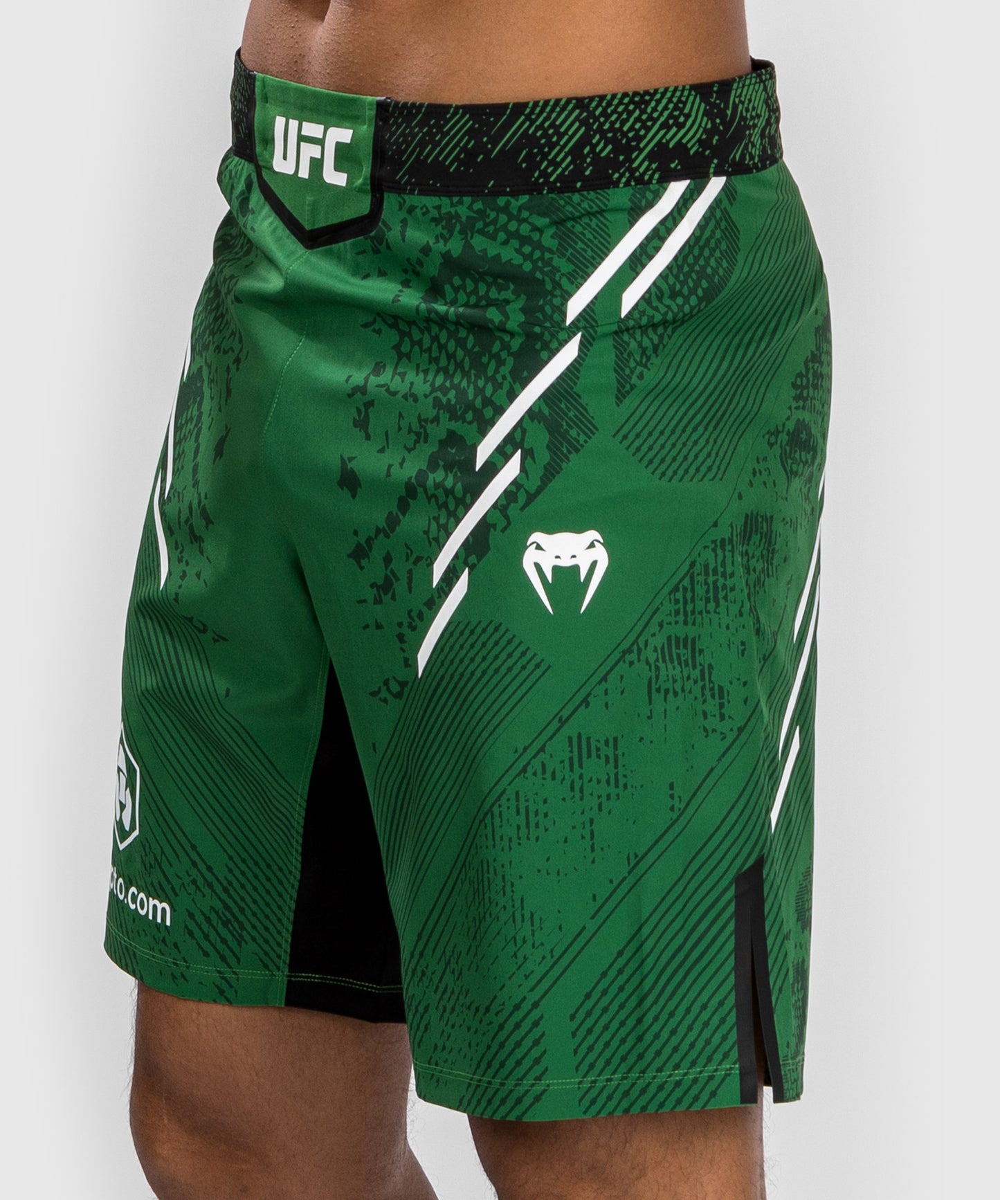 UFC Adrenaline by Venum Authentic Fight Night Men's Fight Short - Long Fit - Green