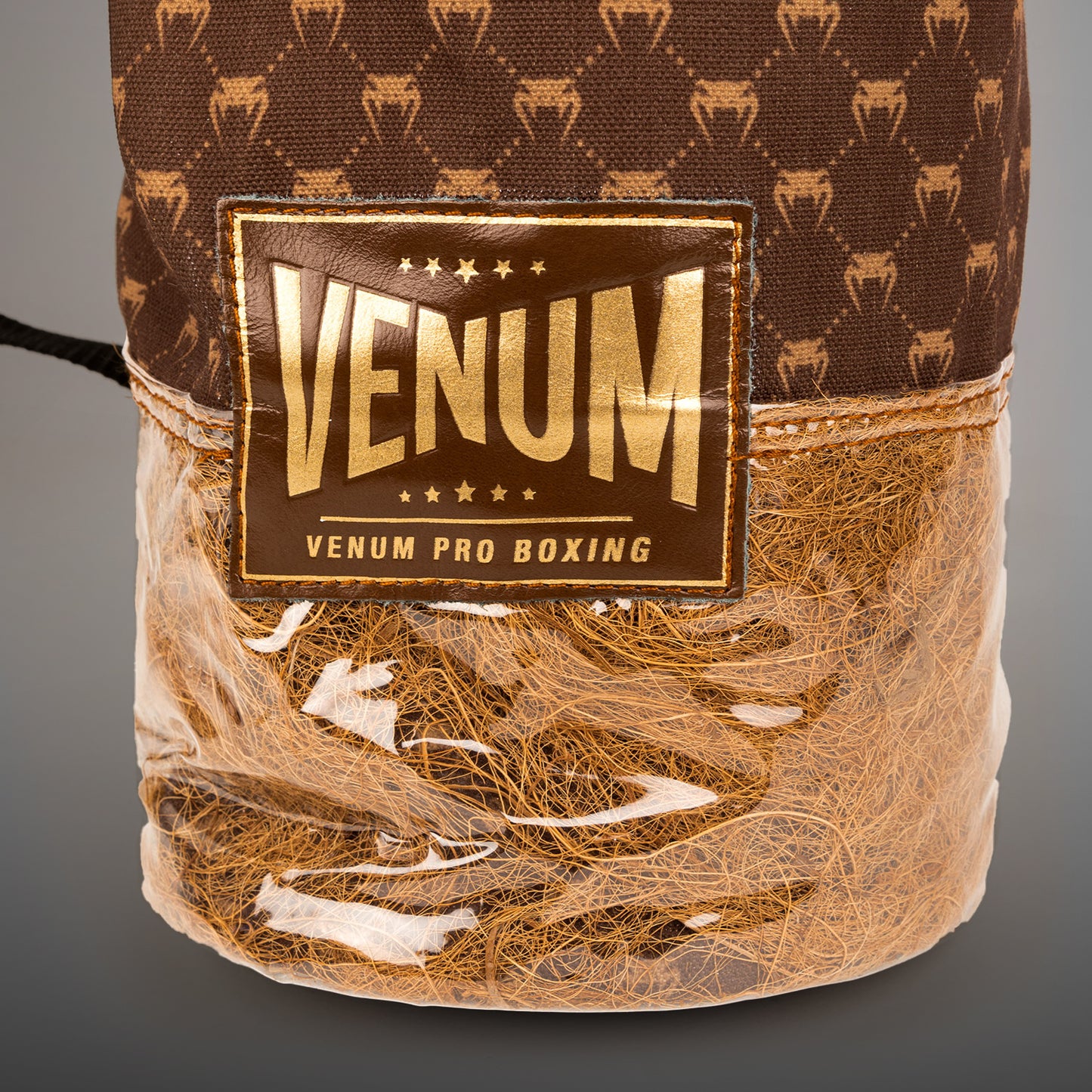 Venum Coco Monogram Pro Lace Up Boxing Gloves - Grizzly Brown