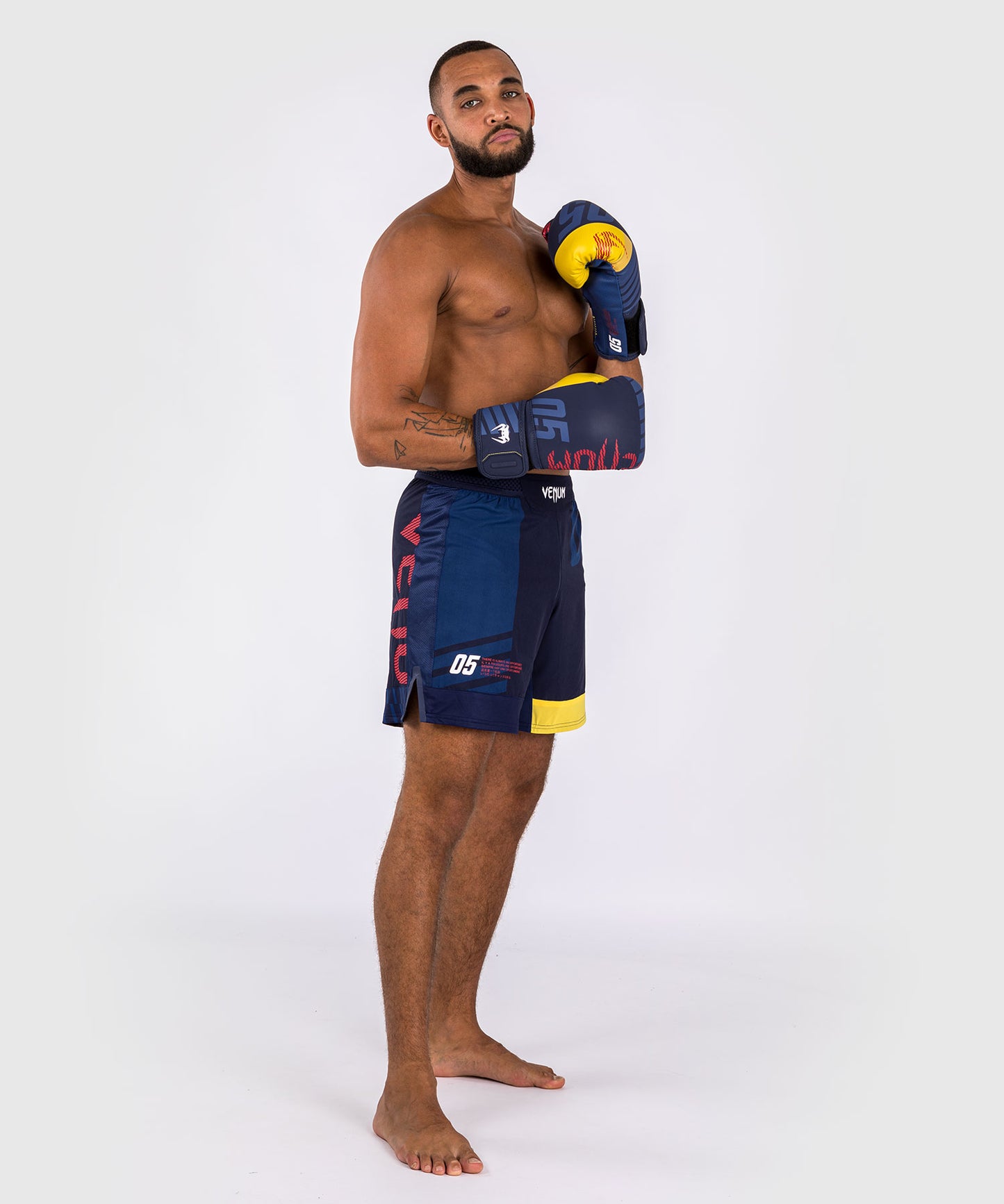 Venum Sport 05 Fight Shorts - Blue/Yellow