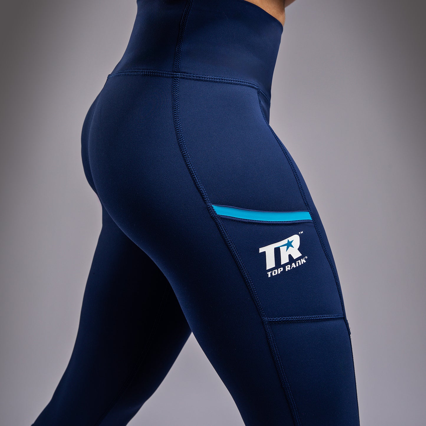 Venum x Top Rank Original Women's Full-Length Leggings - Navy Blue