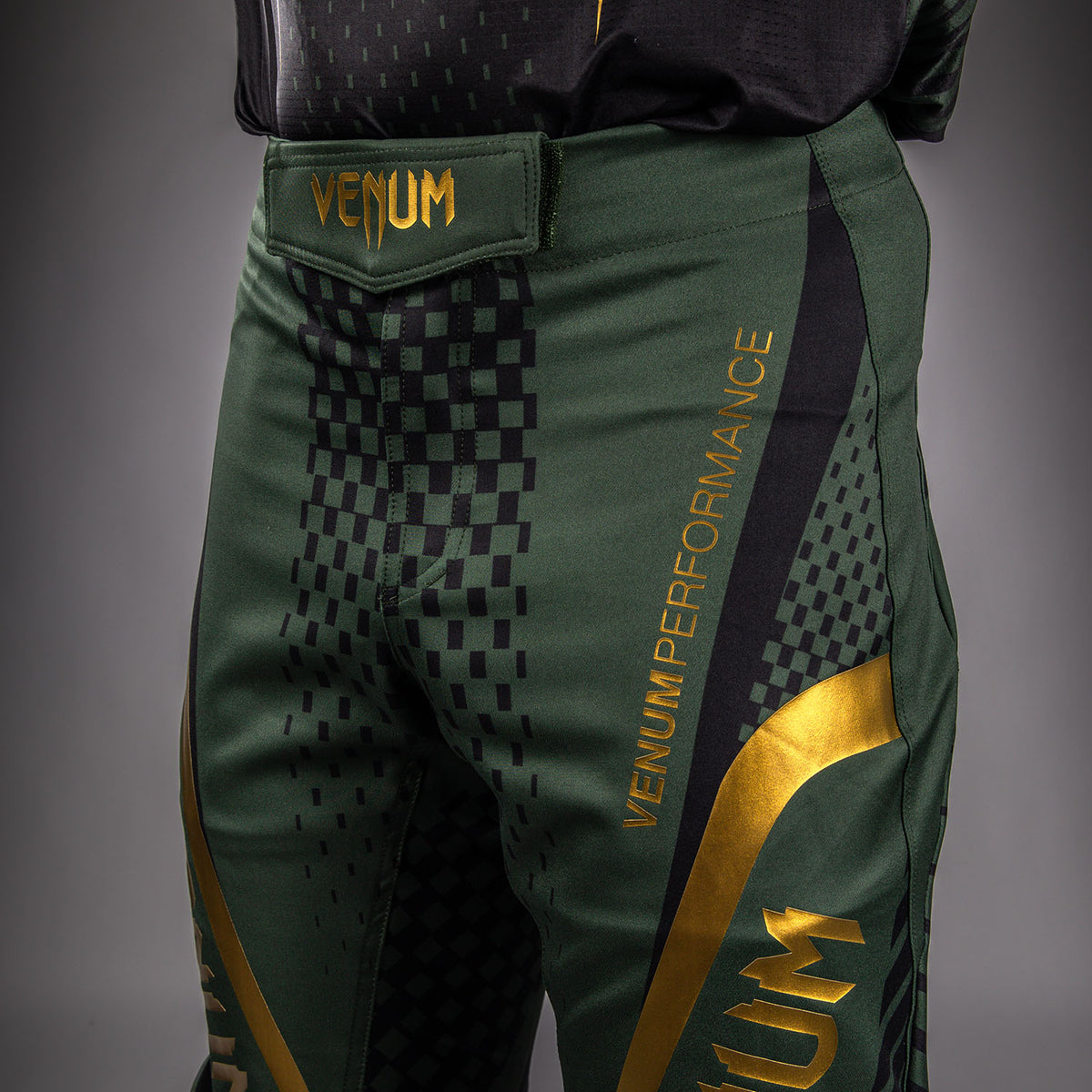 Venum MX Challenger Pants - Black/Green/Gold
