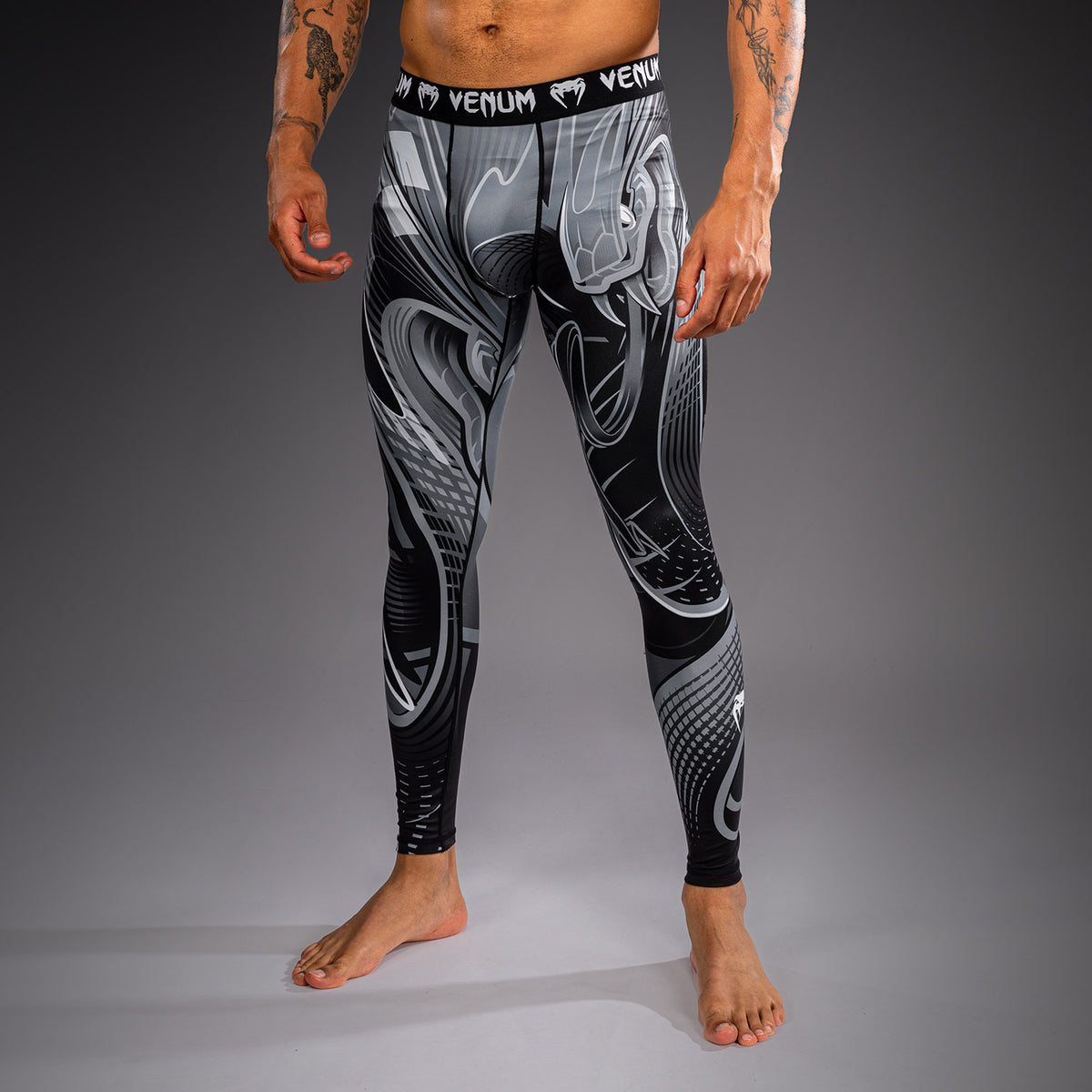 Venum Crimson Viper 2.0 Spats - Black/Grey