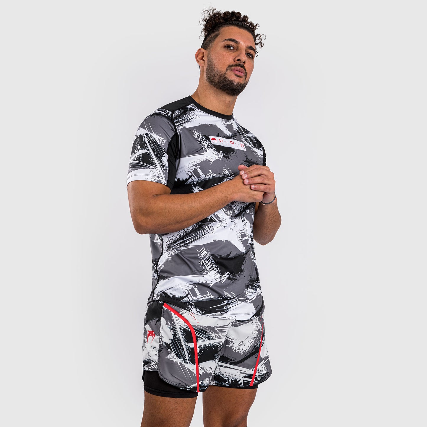 Venum Electron 3.0 Dry-Tech t-shirt - Grey/Red