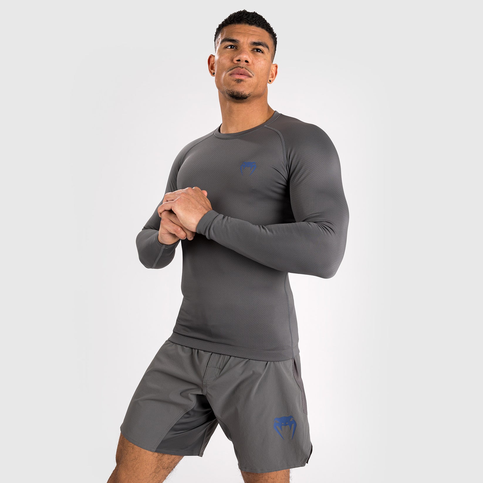 Venum Contender Men’s Long Sleeve Rashguard - Grey