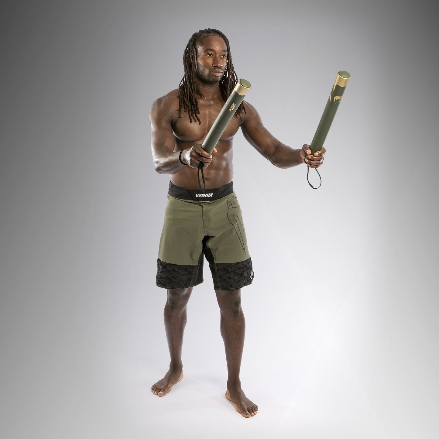 Venum Pro Boxing Sticks (Pair) - Khaki/Gold