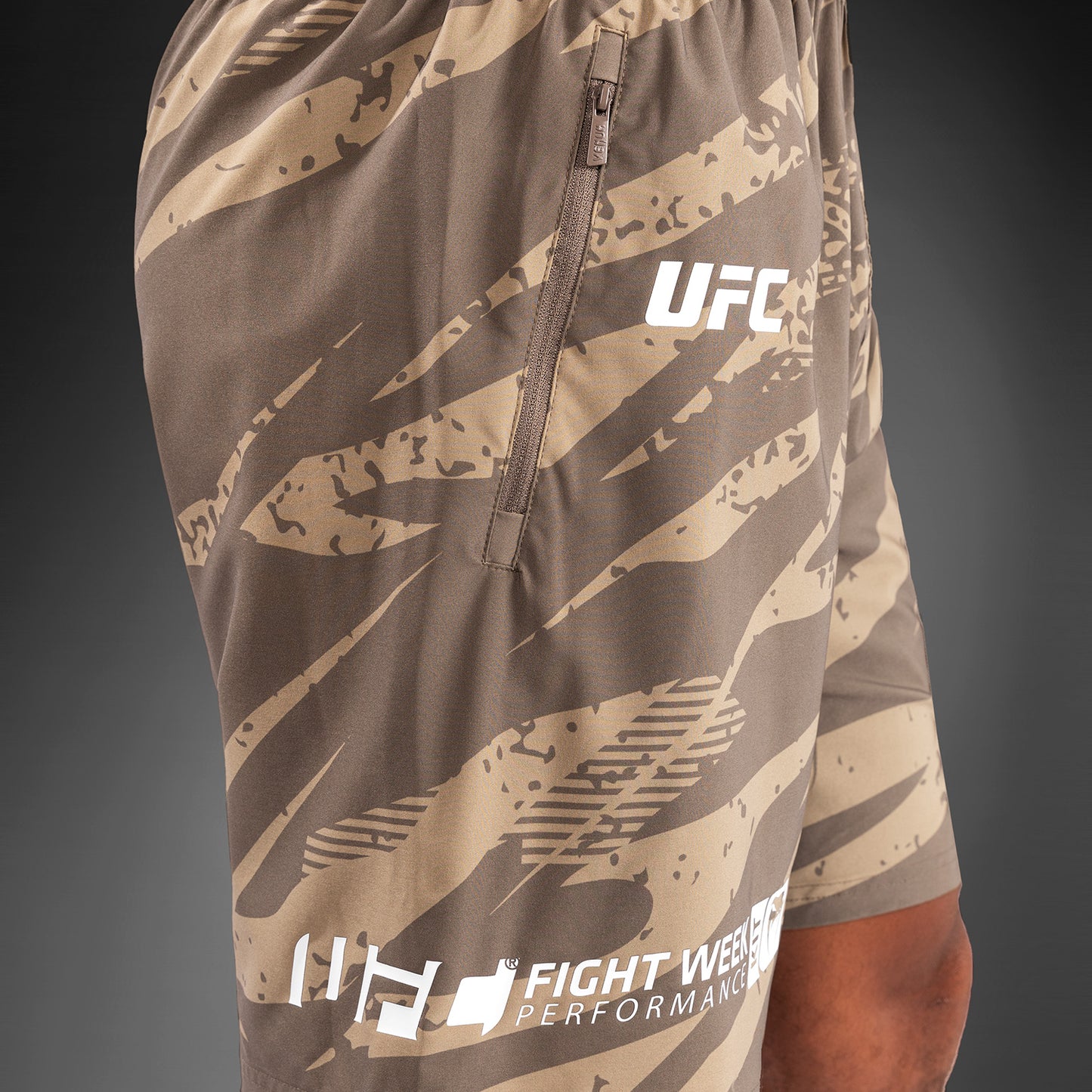 UFC Adrenaline by Venum Fight Week Performance Men’s Shorts - Desert Camo