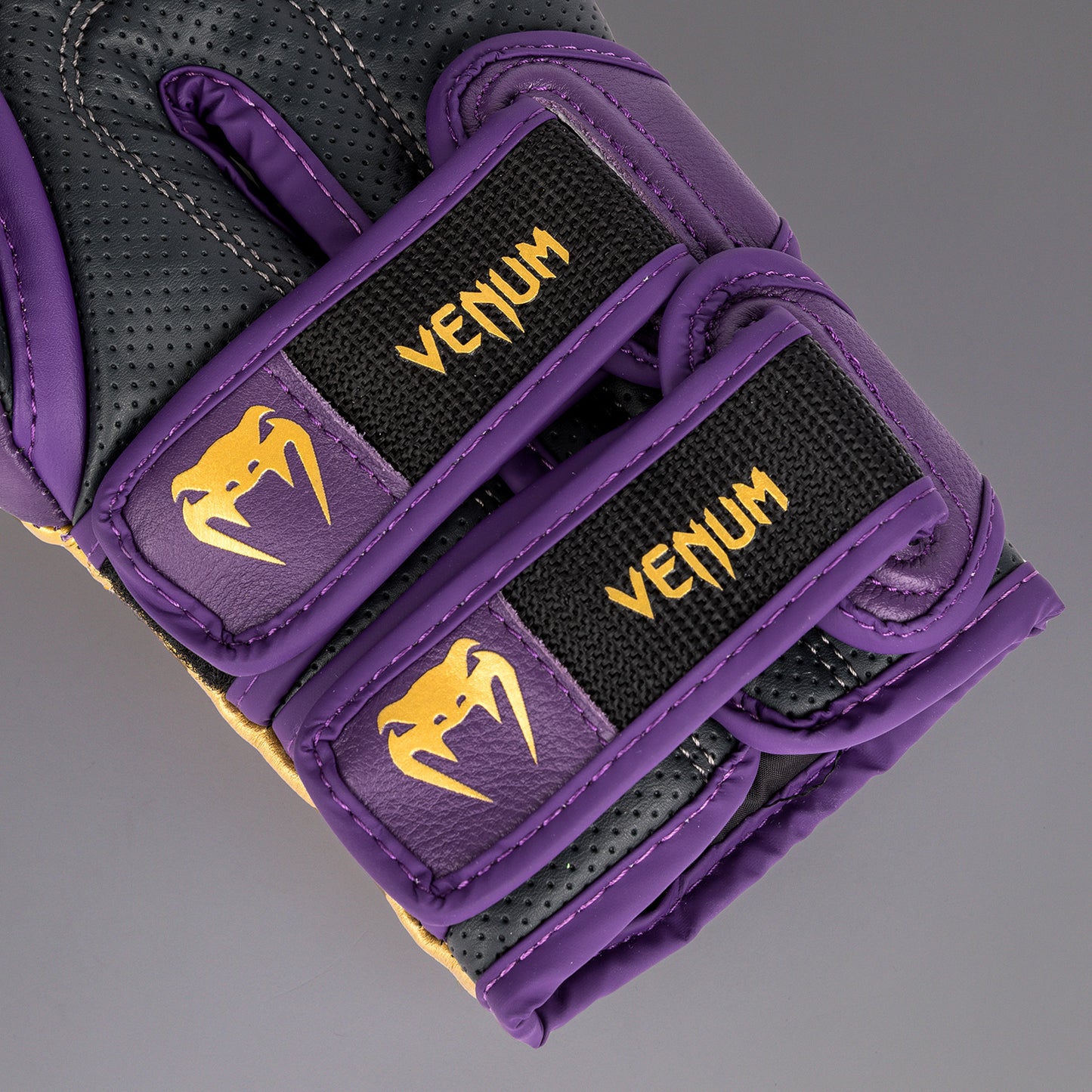 Venum Reverso Boxing Gloves - Dark Purple/Gold