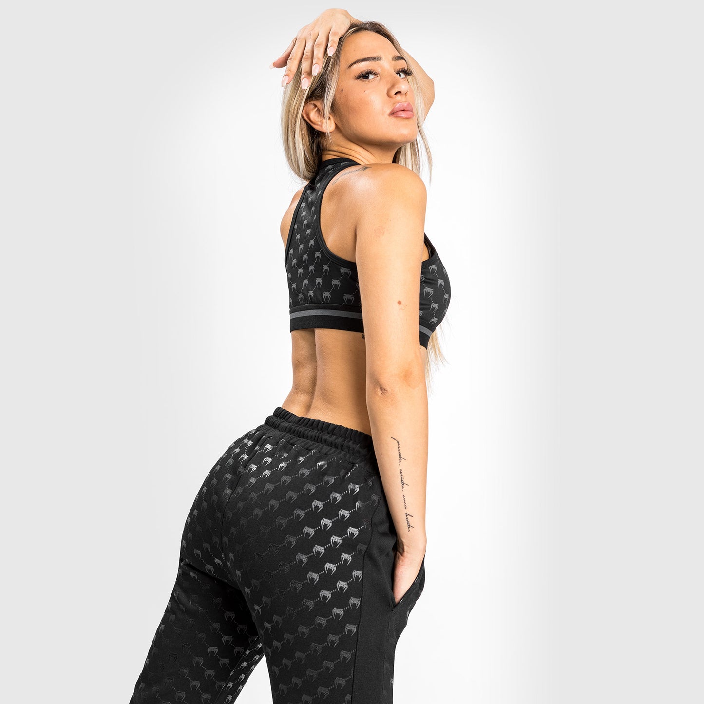 Venum Monogram Joggers - For Women - Black/Pink Gold