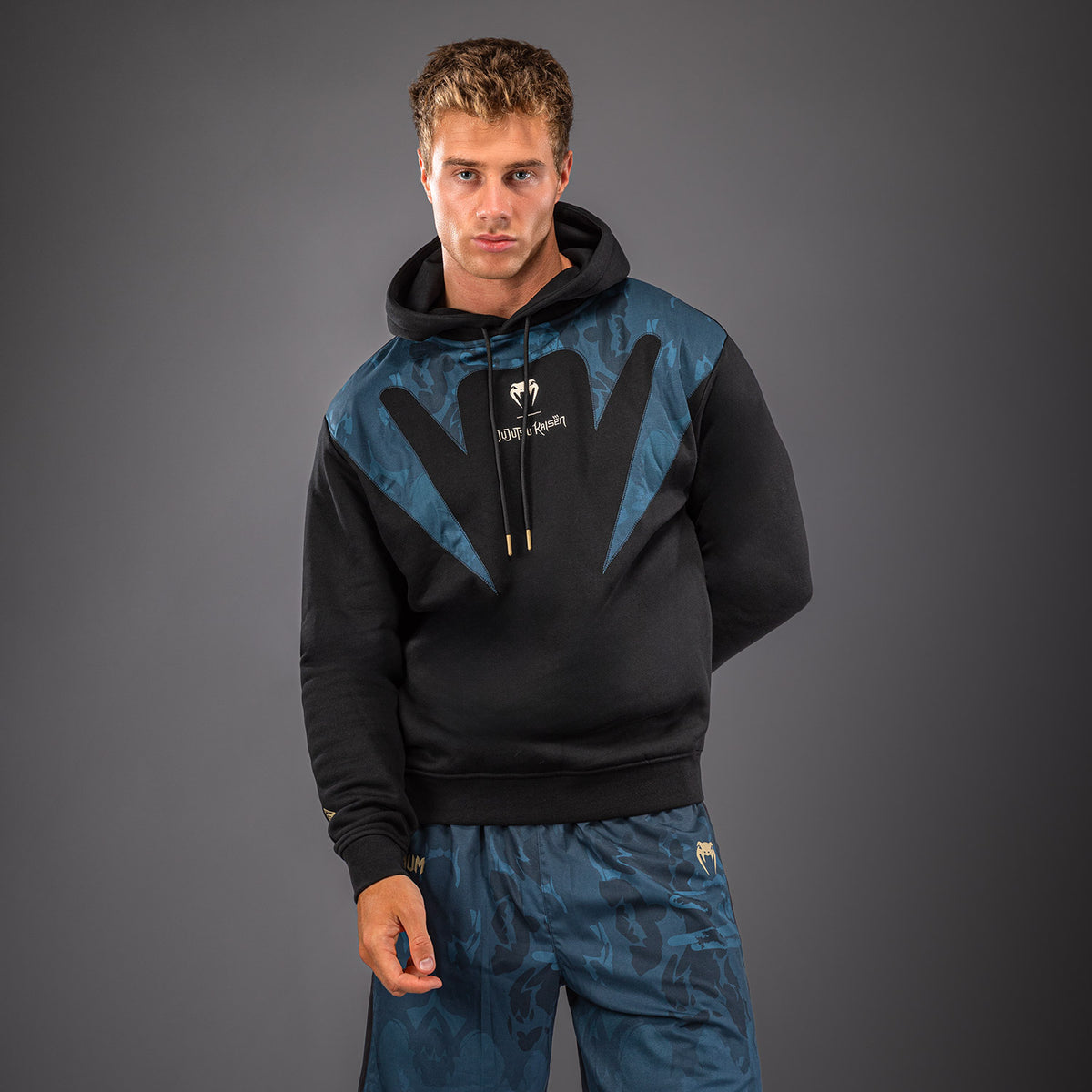 Jujutsu Kaisen x Venum Fushiguro Hoodie - Ocean Blue
