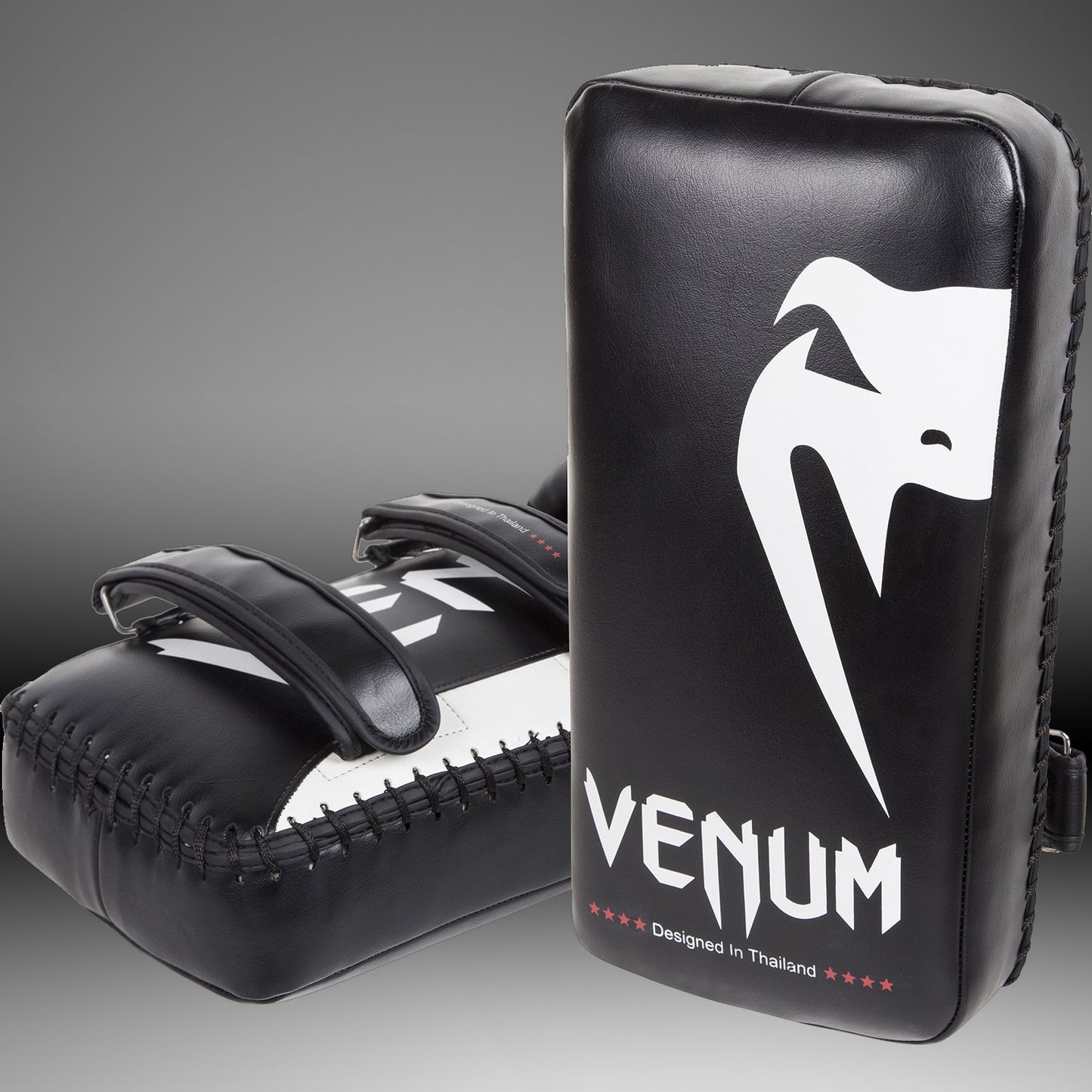 Venum Giant Kick Pads - Black/Ice (Pair)