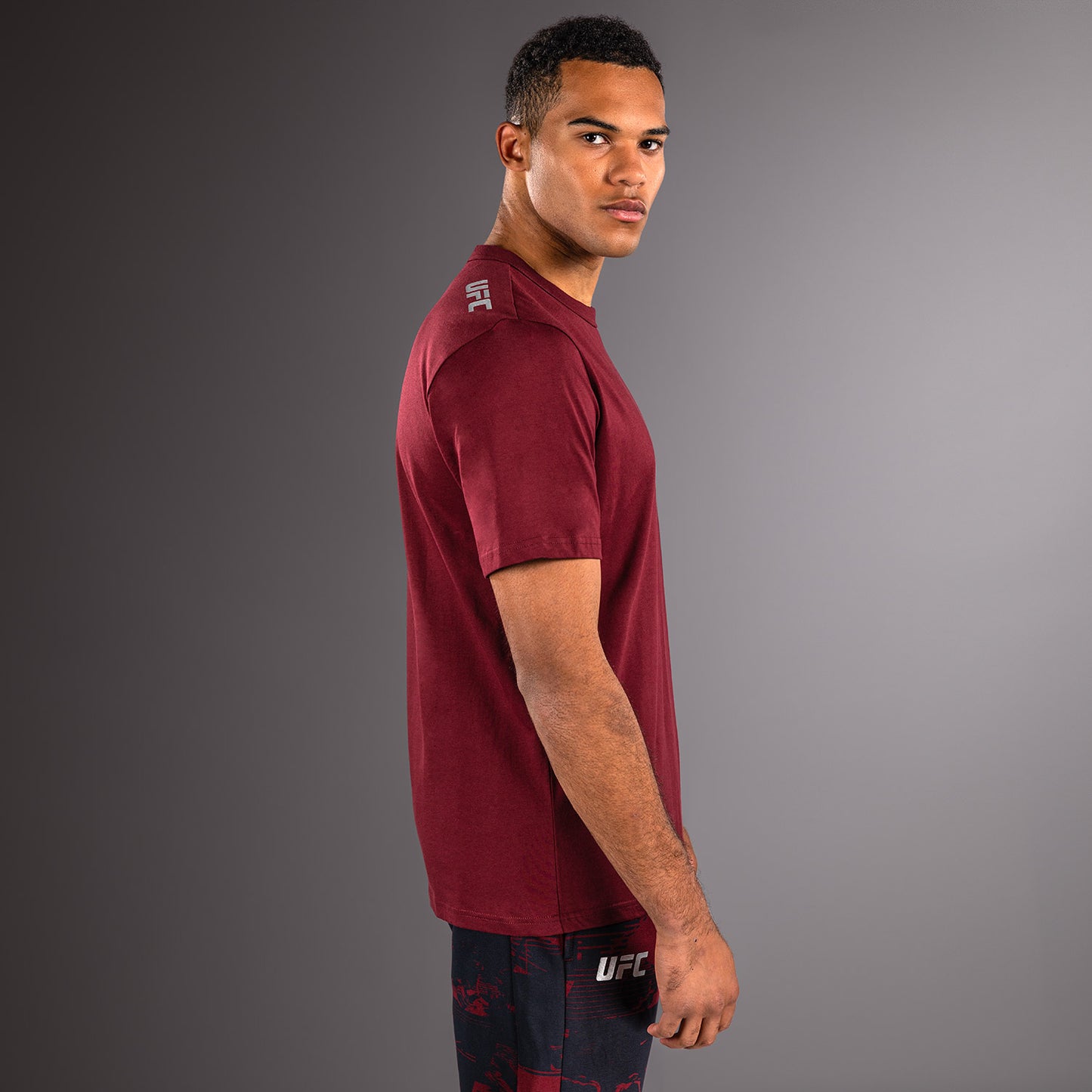 Men's UFC Zenith by Venum Burgundy Authentic Fight Week Short Sleeve T-Shirt