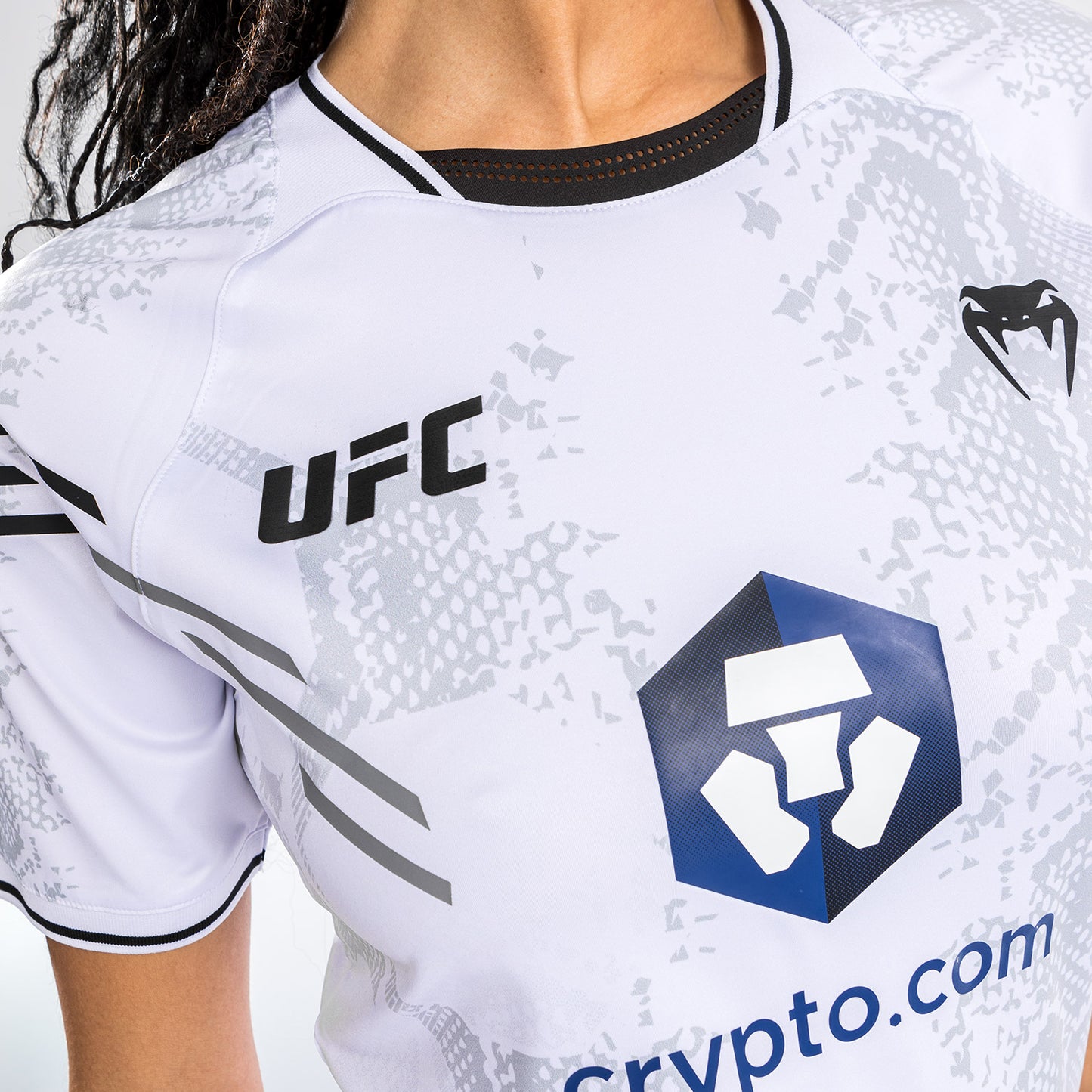 UFC Adrenaline by Venum Personalized Authentic Fight Night Women's Walkout Jersey - White