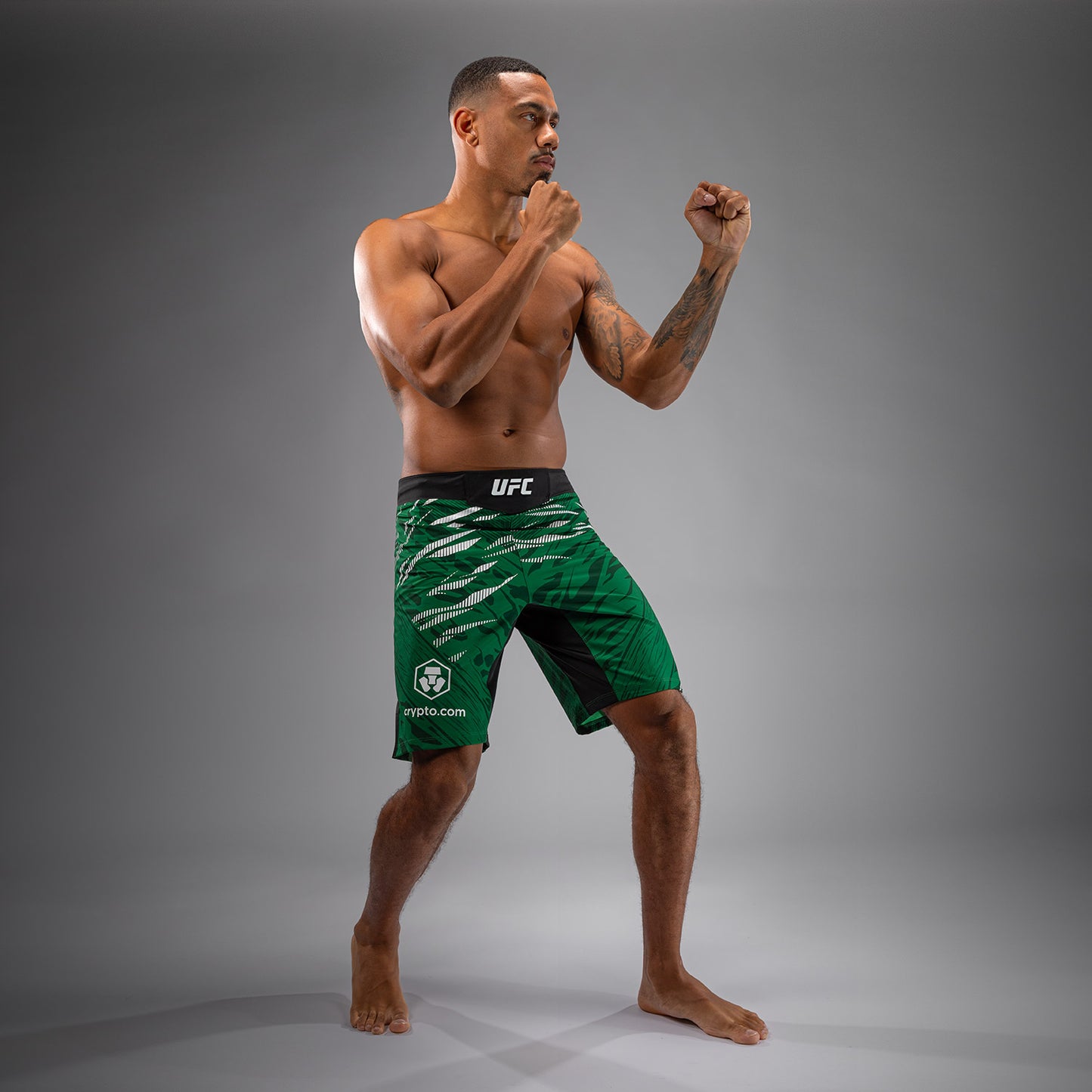 UFC Fusion by Venum Authentic Fight Night Men’s Fight Short - Long Fit - Green