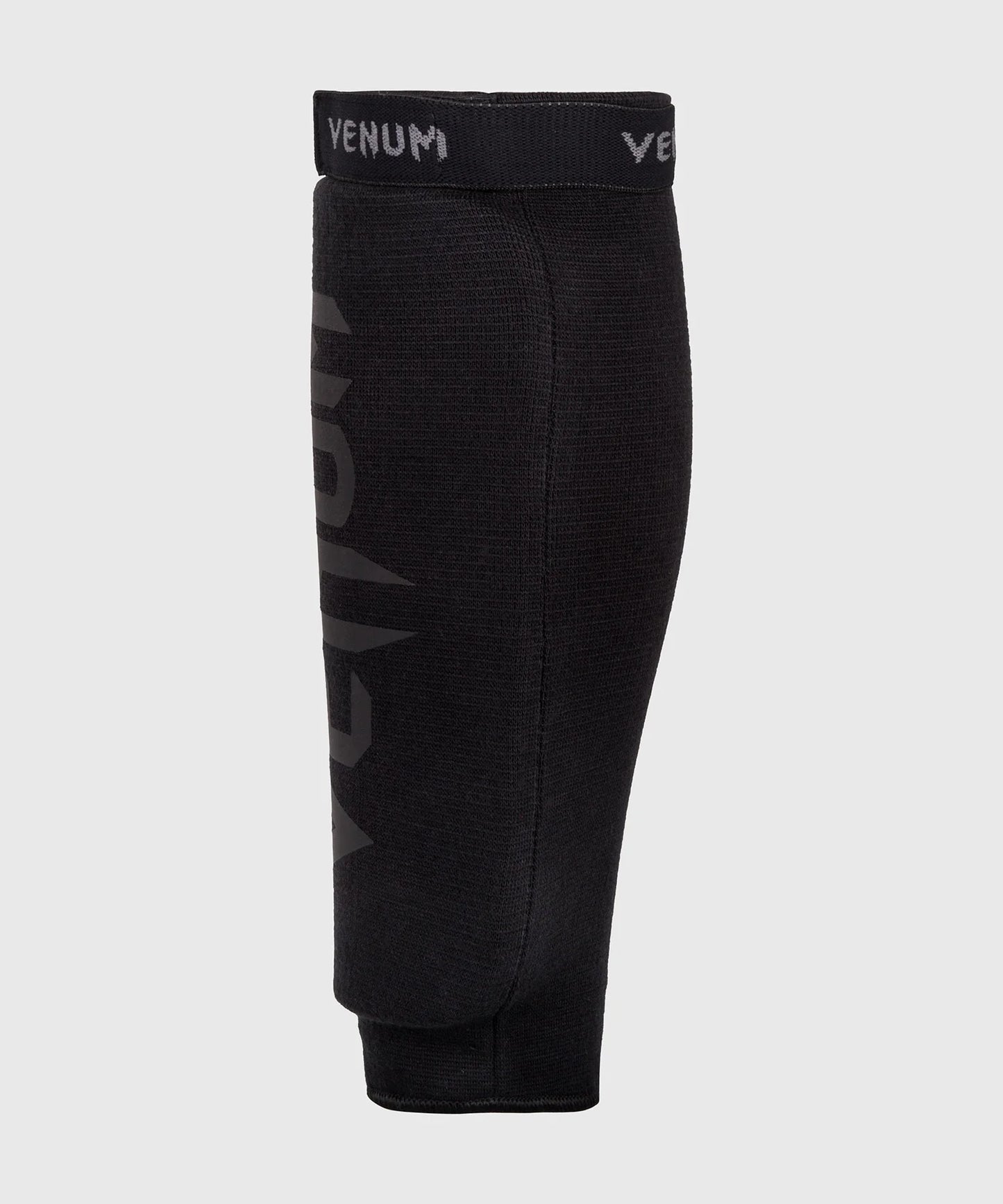 Venum Kontact Shin Guards Without Foot - Black/Black
