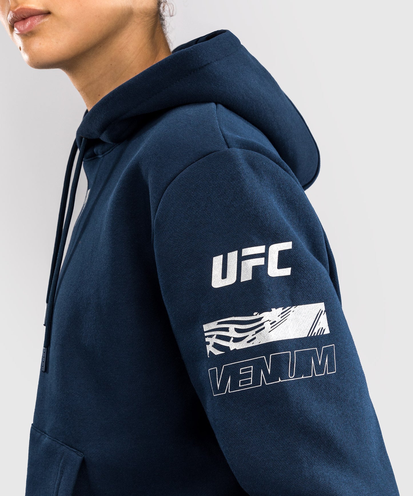 UFC Fusion by Venum Fight Week Women’s Pullover Hoodie - Solid Oceanic Blue