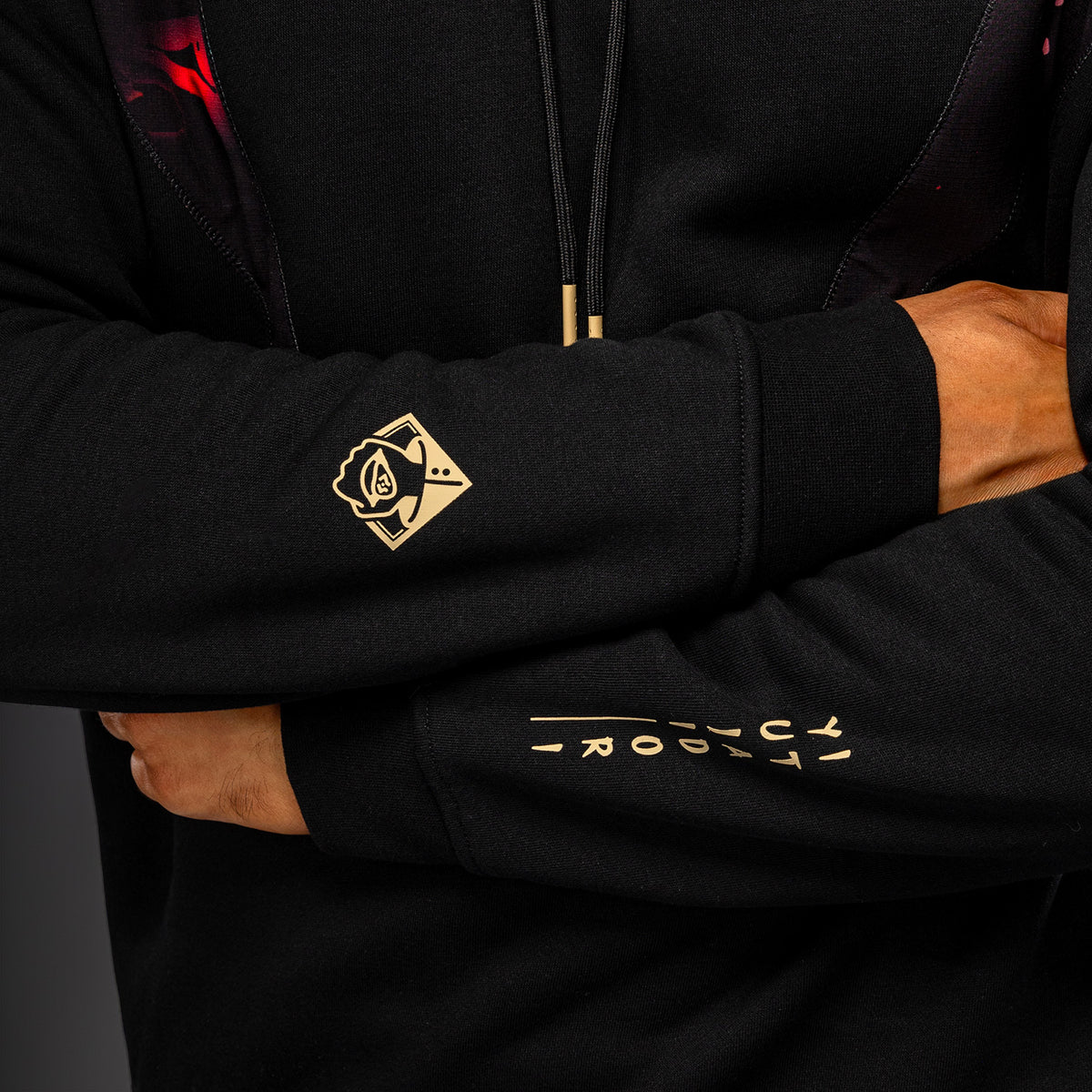 Jujutsu Kaisen x Venum Itadori Hoodie - Black/Red