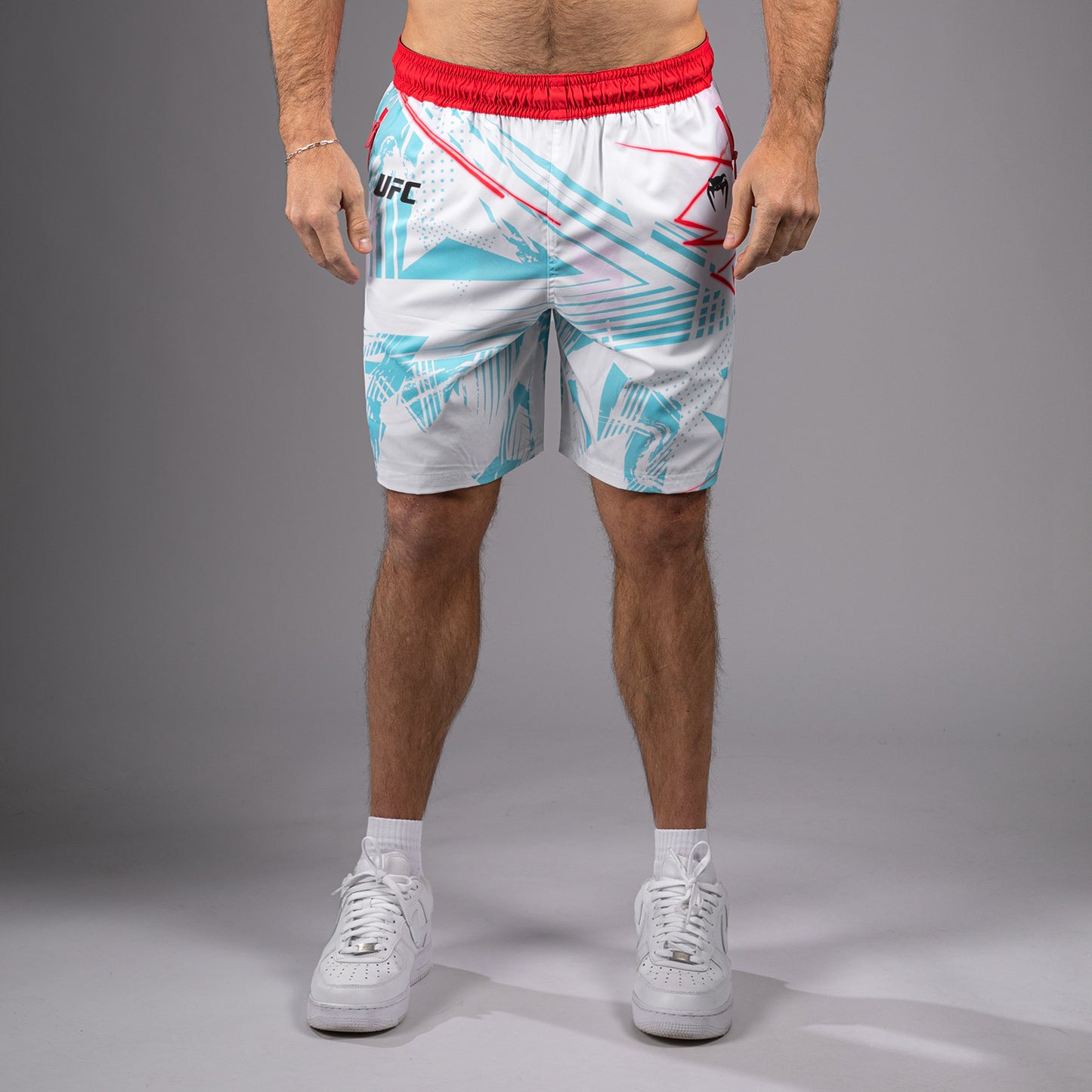 UFC Fusion By Venum Miami Edition Fight Week Men’s Performance Shorts - White