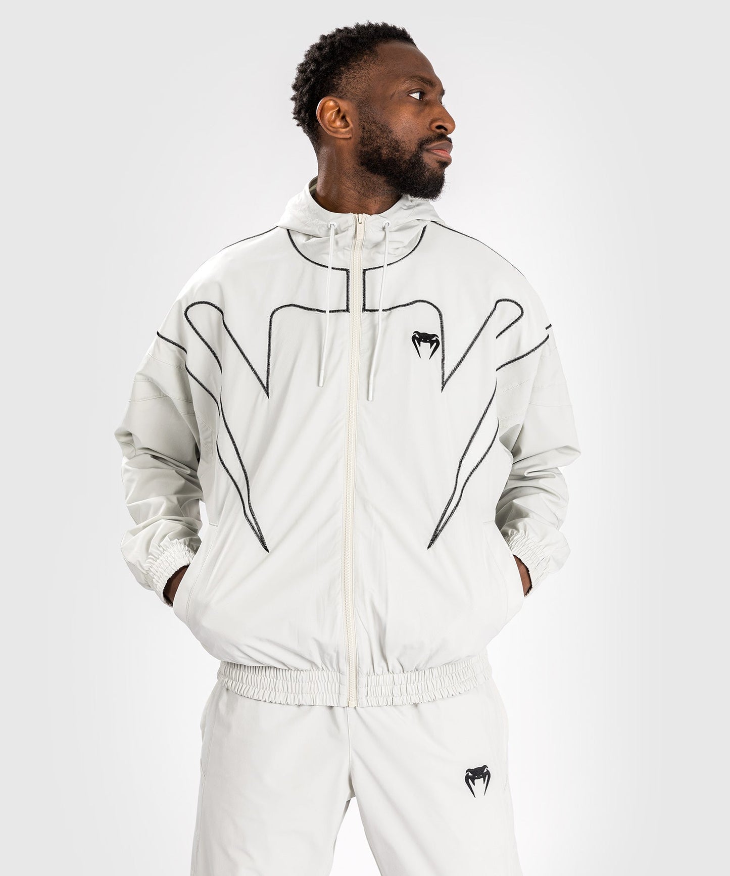 Venum Attack 90 Tracksuit Jacket - Sand/Black