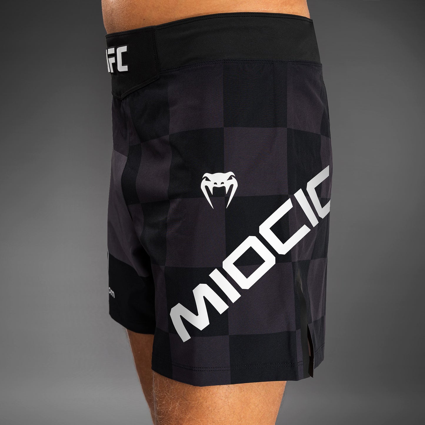 Men's UFC Unrivaled by Venum Black Stipe Miocic Short Fit Fight Short