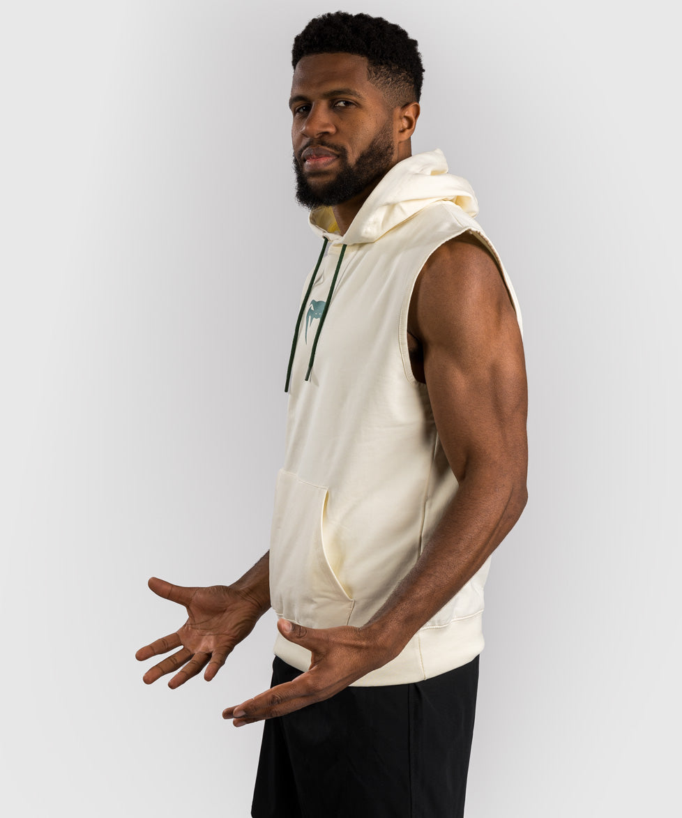Venum Sparring Sleeveless Hoodies - Vanilla
