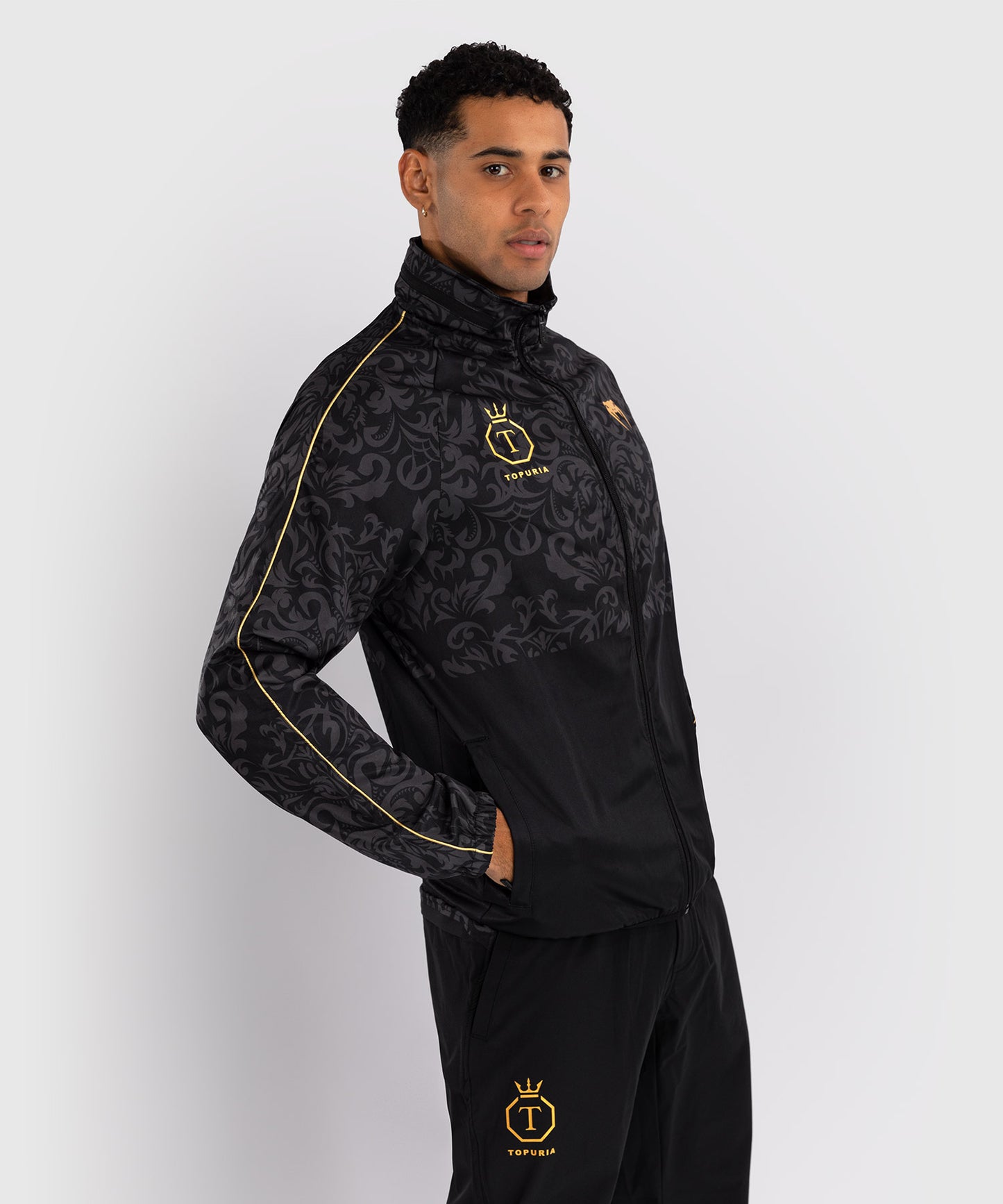 Venum x Topuria Unmatched Edition Track Jacket - Black/Gold