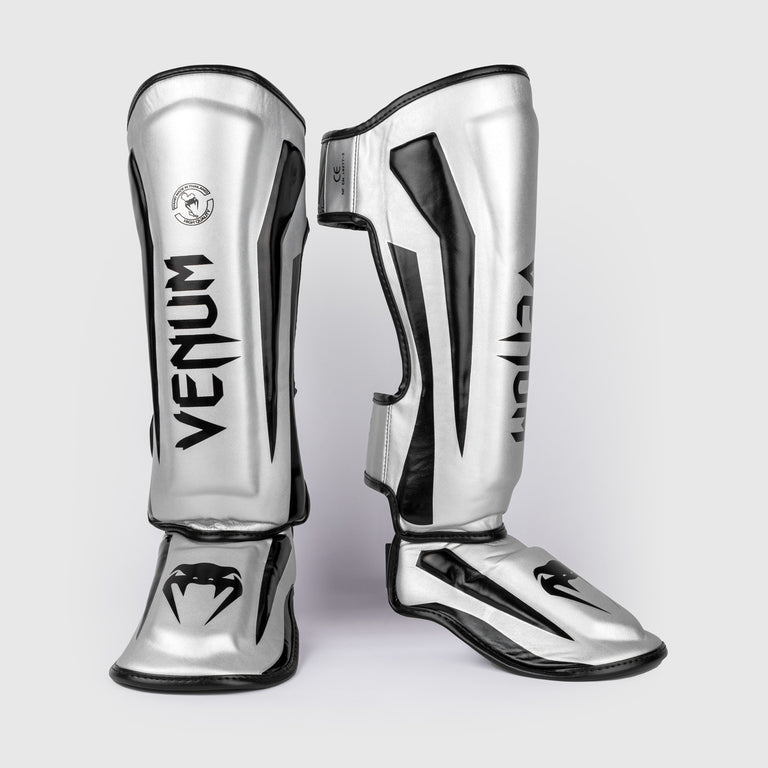 Venum Elite Standup シンガード Gold/Black Venum Elite Standup Shin guards - Black/Gold - Venum