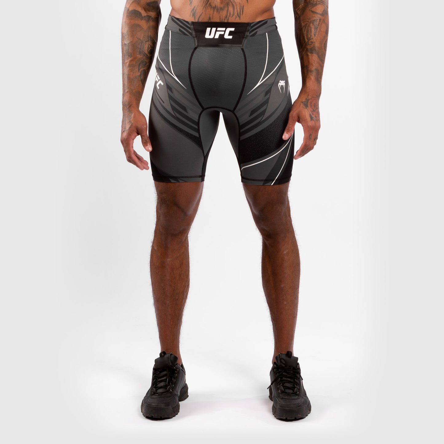 UFC Venum Authentic Fight Night Men's Vale Tudo Shorts - Long Fit - Black