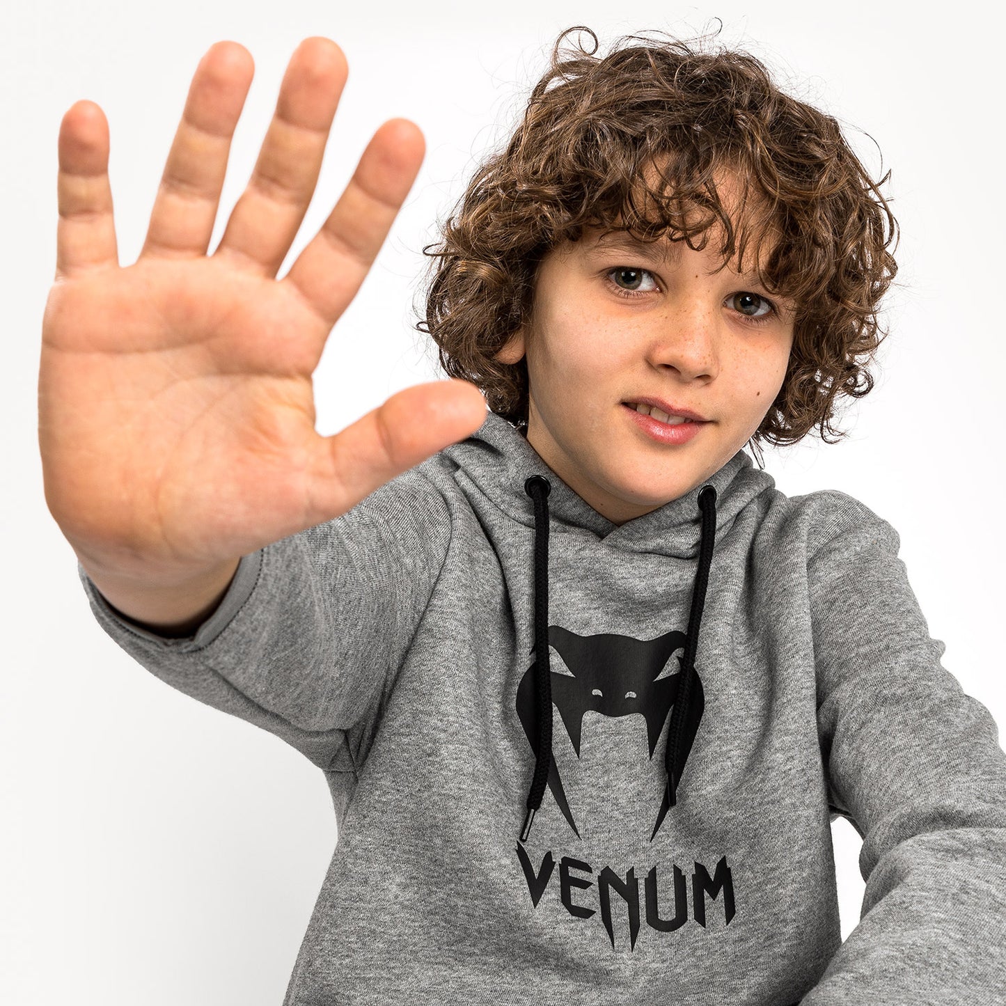 Venum Classic Hoodie - For Kids - Light Heather Grey