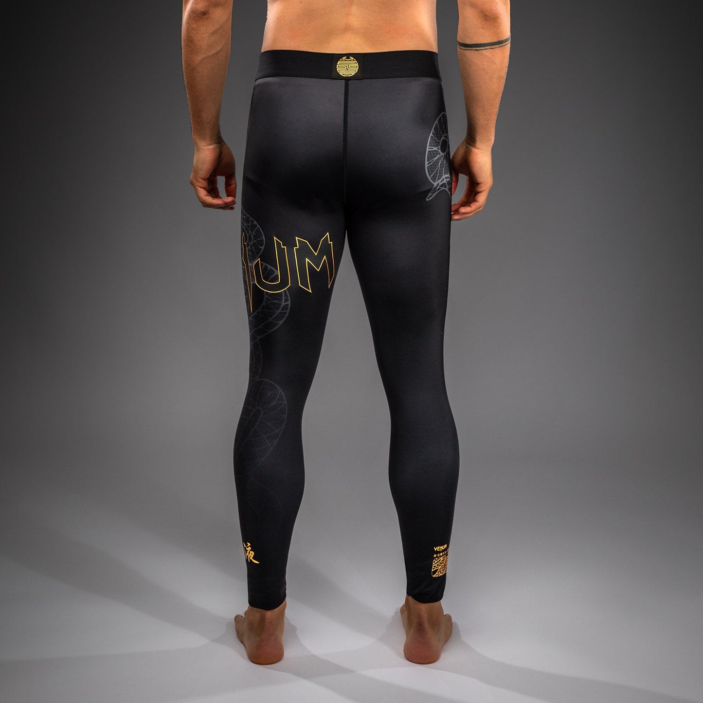 Venum Serpenti Spats - Black/Silver/Gold