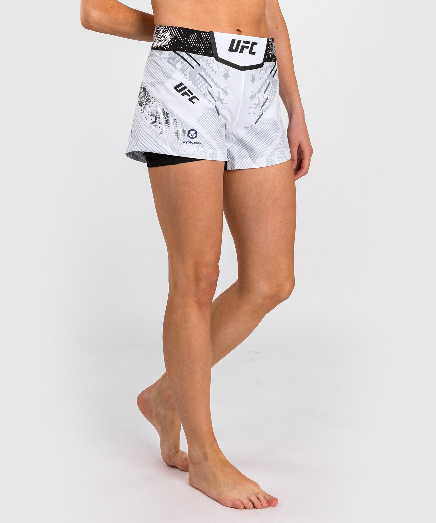 UFC Adrenaline by Venum Personalized Authentic Fight Night Women’s Fight Short – White