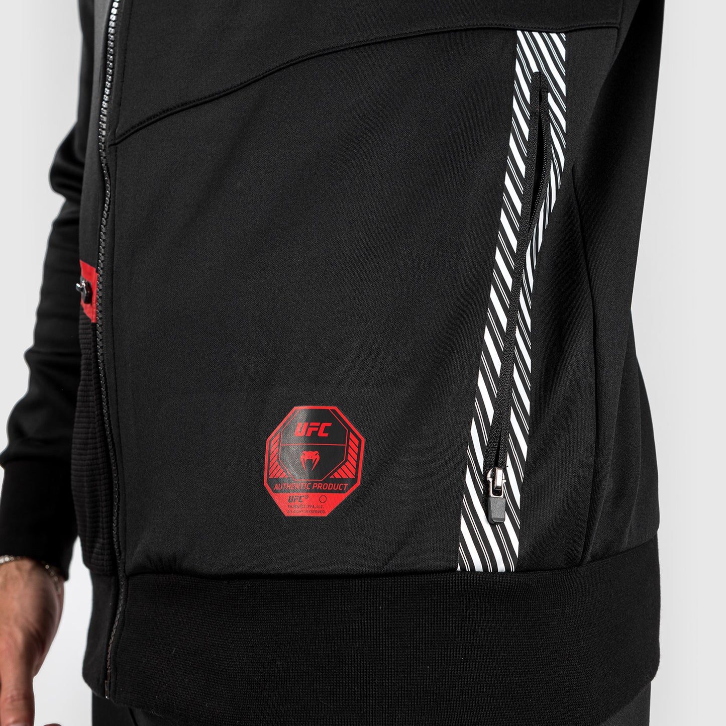 UFC Adrenaline by Venum Fight Week Men’s Zip Hoodie - Black