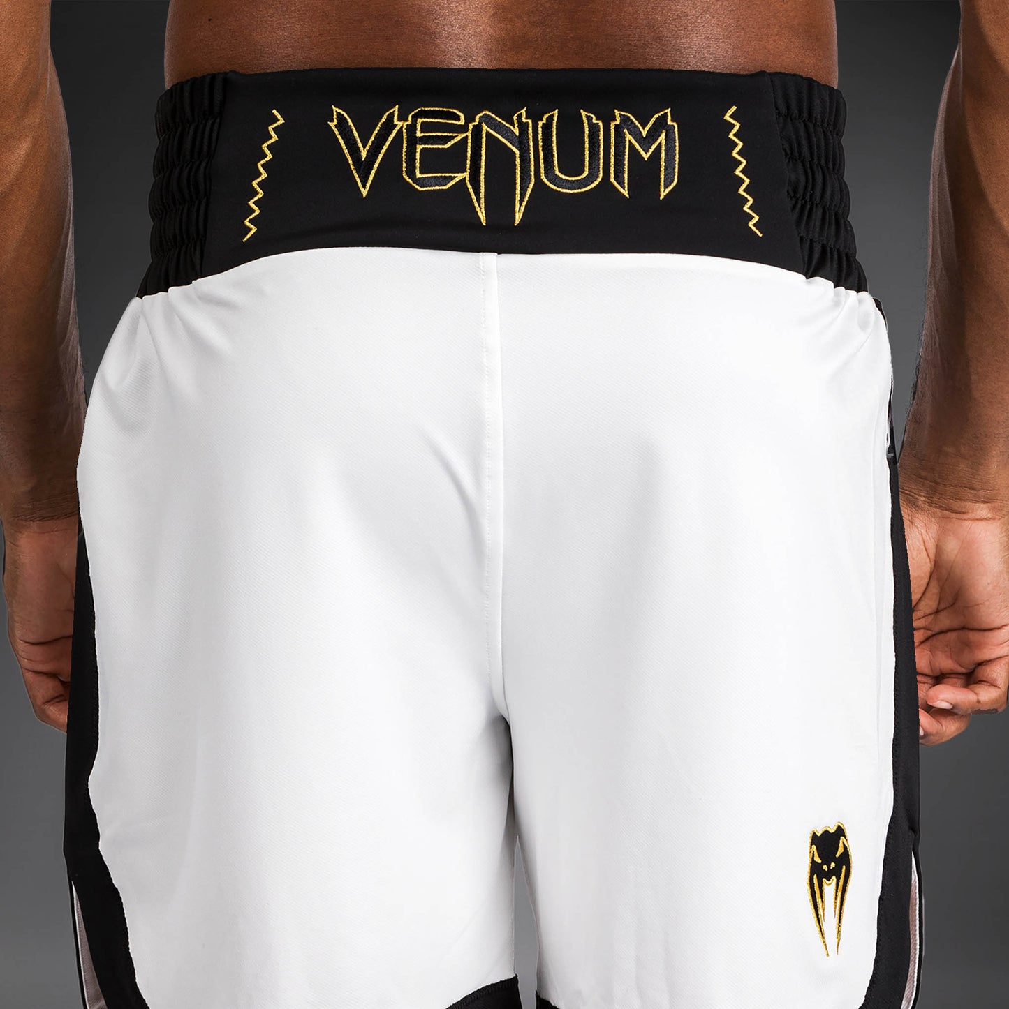 Venum Classic Boxing Shorts - White/Black