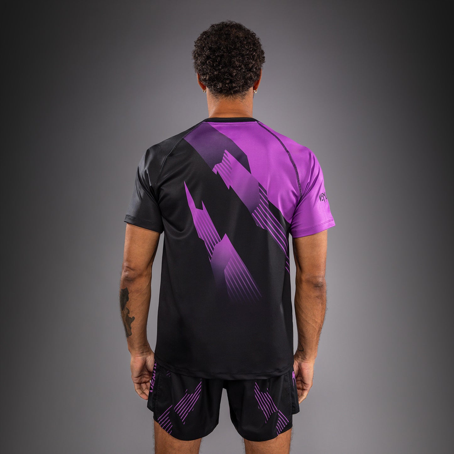 Venum No-Gi 6.0 Dry Tech T-Shirt - Black/Purple