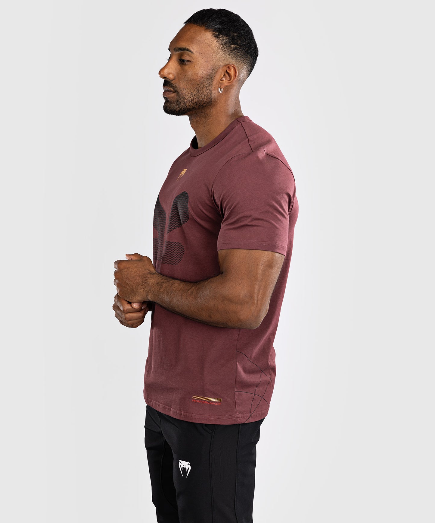 Venum Tactical XT T-shirt- Black/Burgundy/Gold