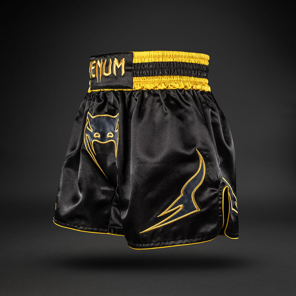 Venum Bangkok Fury Muay Thai Shorts - Black/Gold