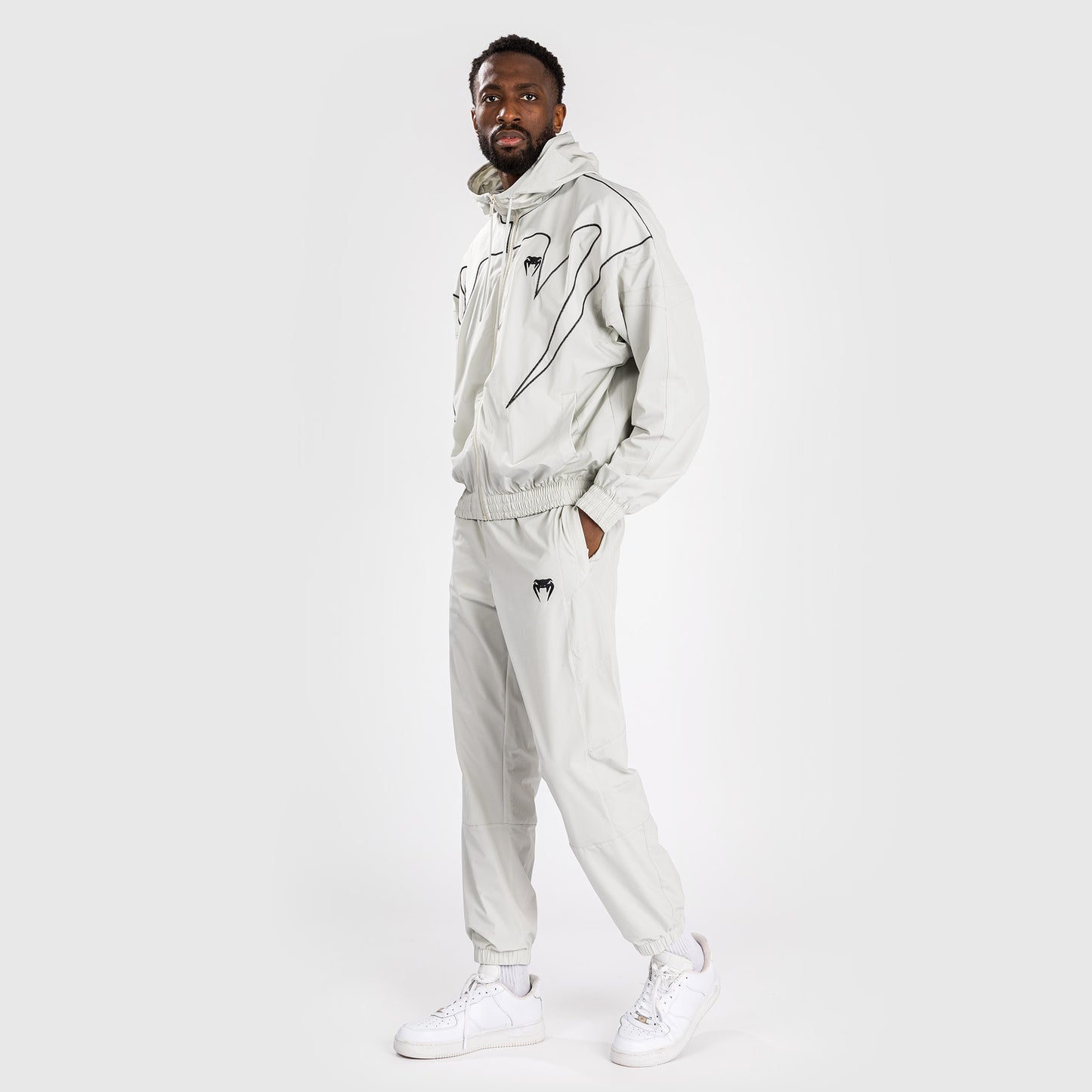 Venum Attack 90 Tracksuit Jacket - Sand/Black