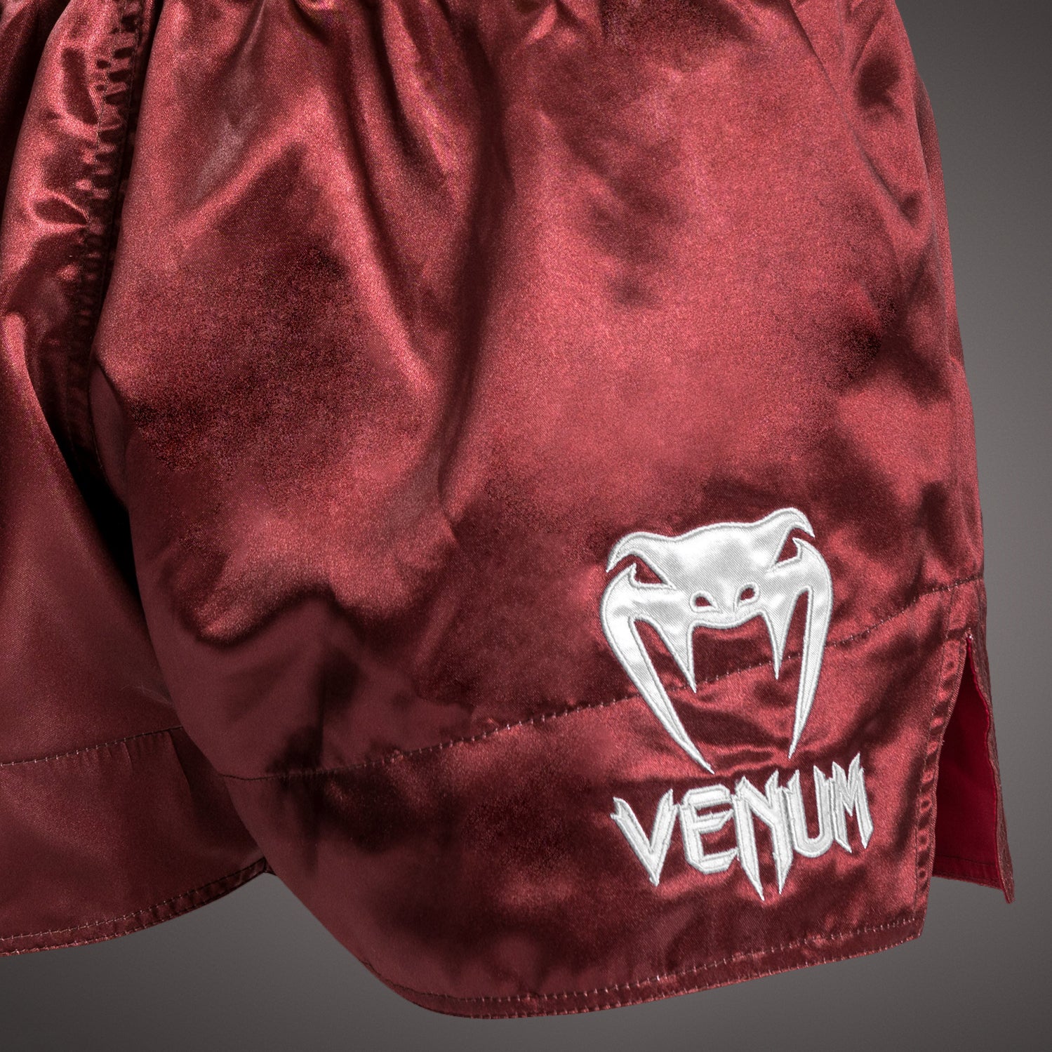 Venum Classic Muay Thaï Short - Burgundy/Gold/White