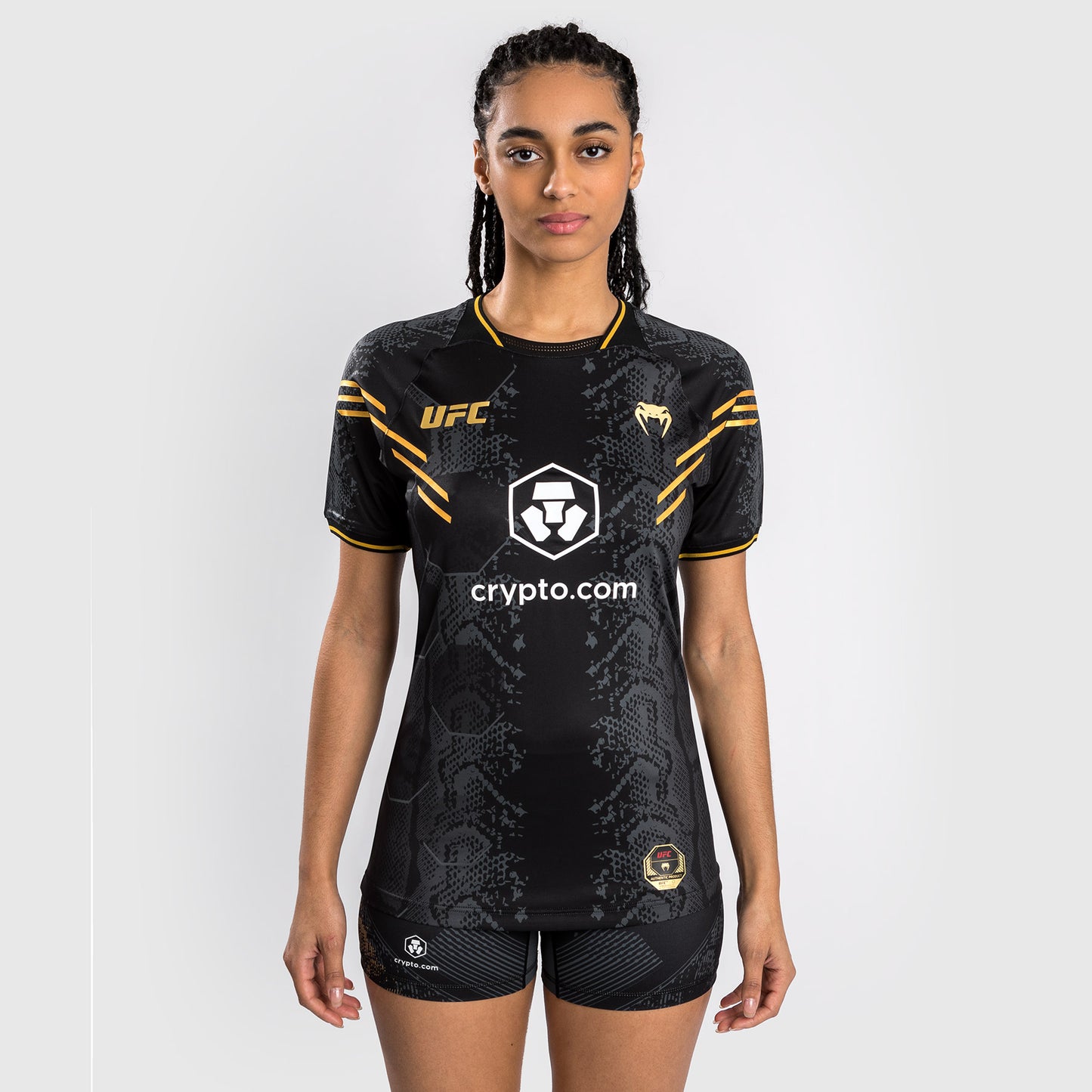UFC Adrenaline by Venum Personalized Authentic Fight Night Women's Walkout Jersey - Champion