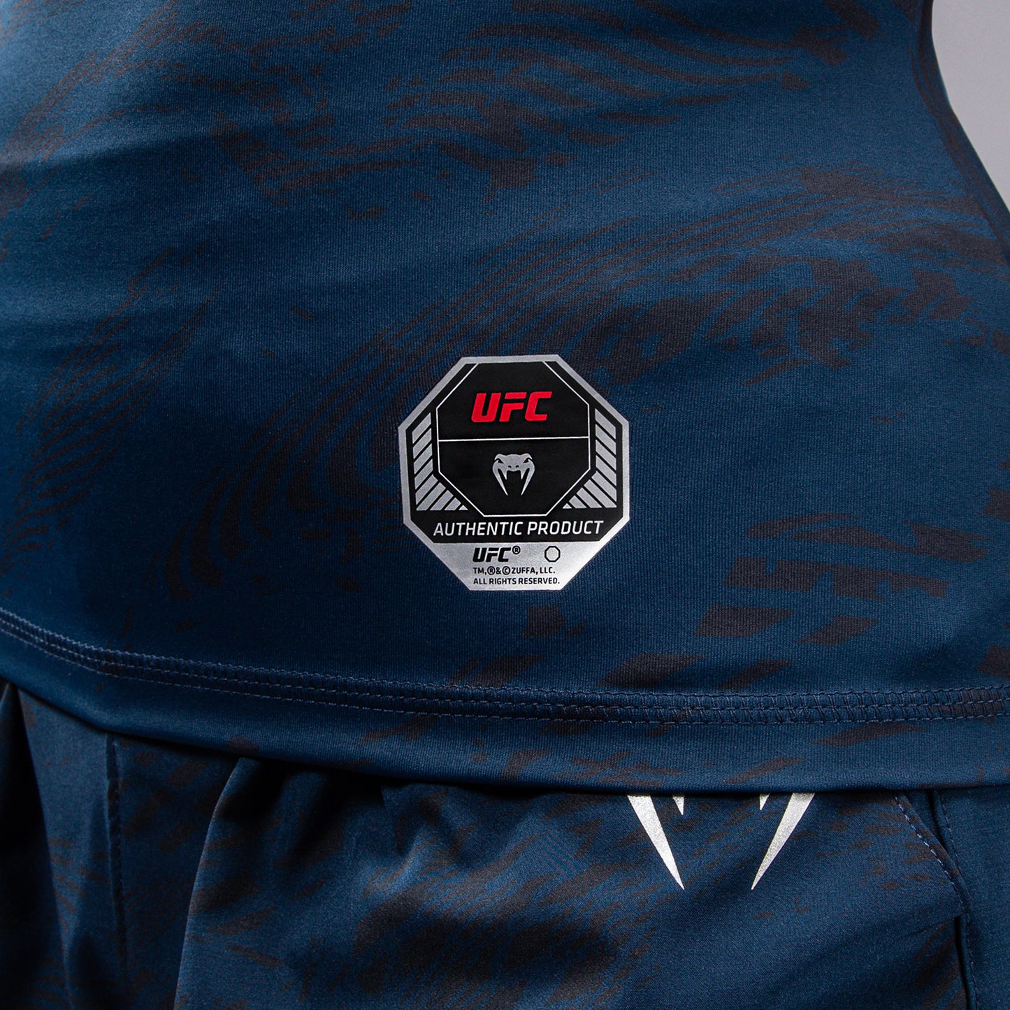UFC Fusion by Venum Fight Week Women’s Performance Short Sleeve Rashguard - Oceanic Blue