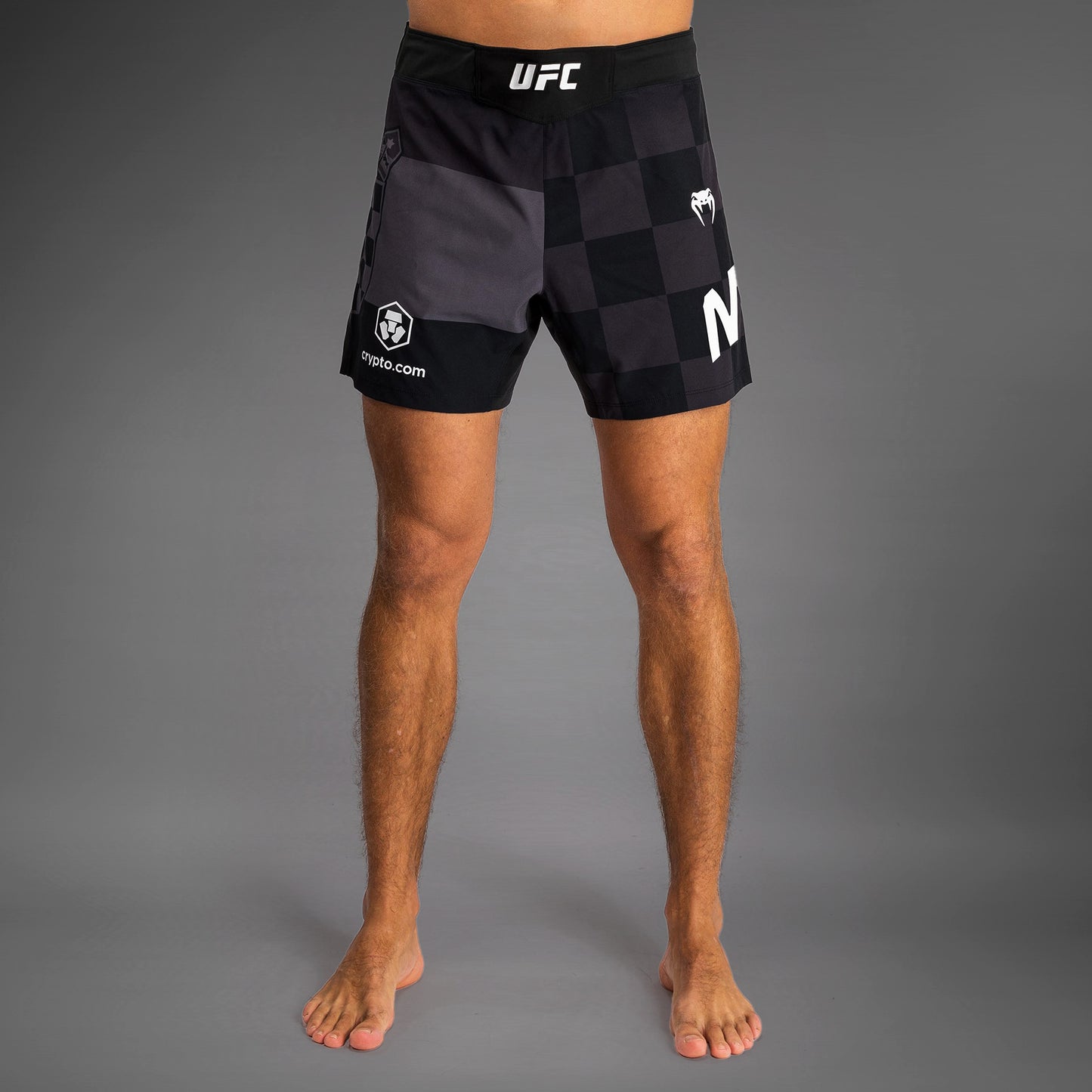 Men's UFC Unrivaled by Venum Black Stipe Miocic Short Fit Fight Short